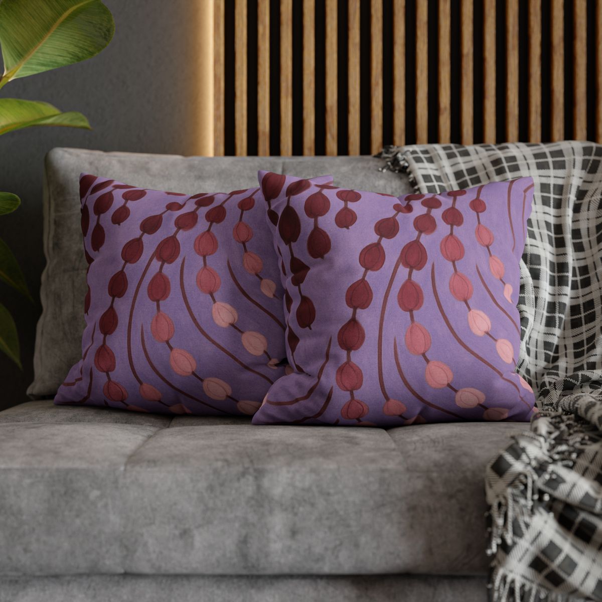 Spiral Bud Cascade trendy patterned pillow cases