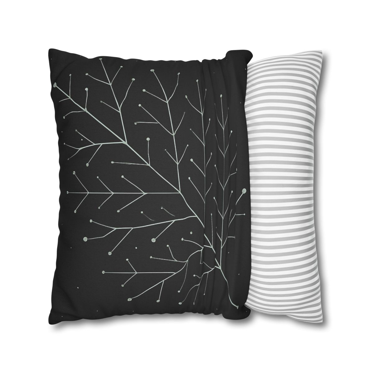 Leaf Vein Constellation Map custom pillow cases