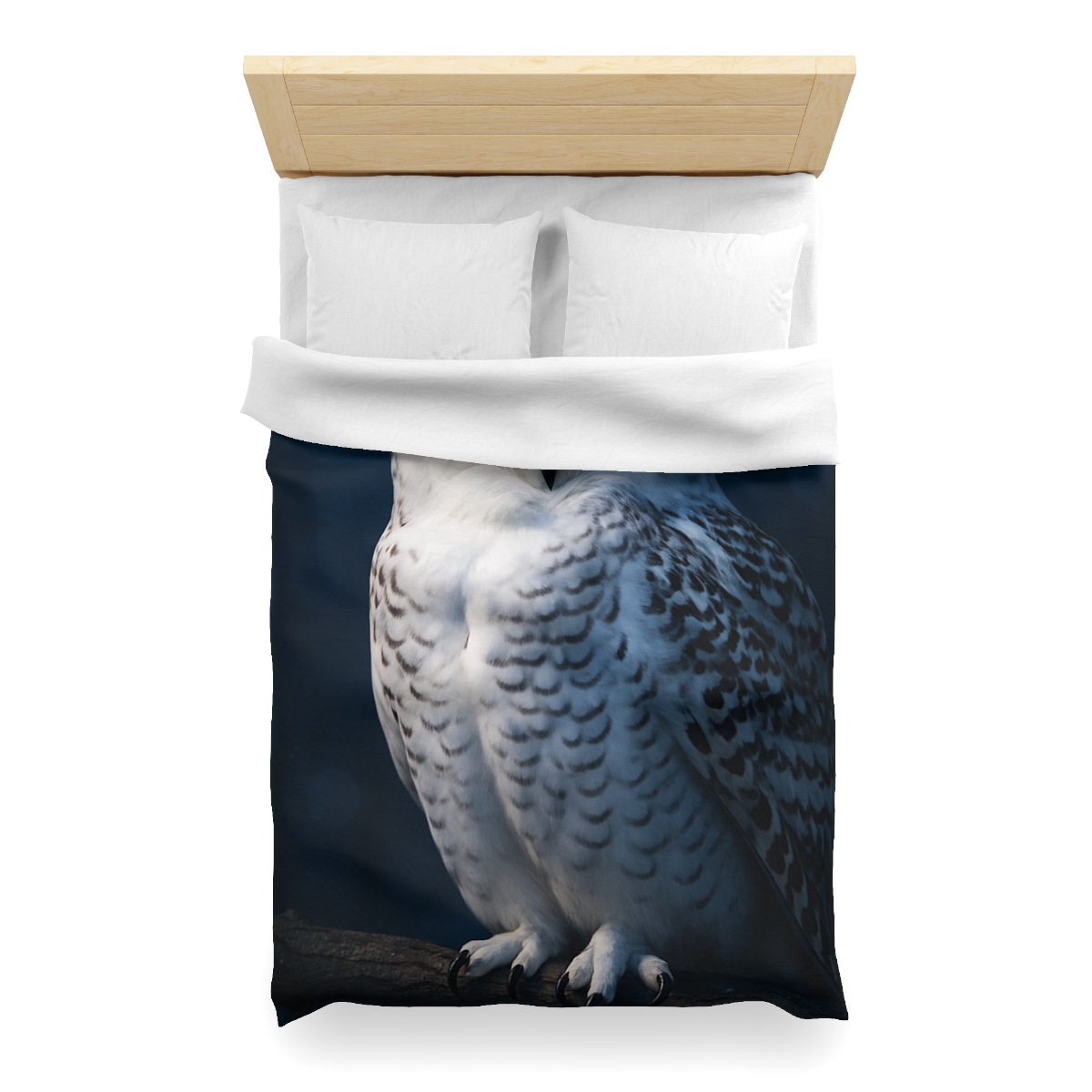 Midnight Watch Snowy Owl soft comforter duvets
