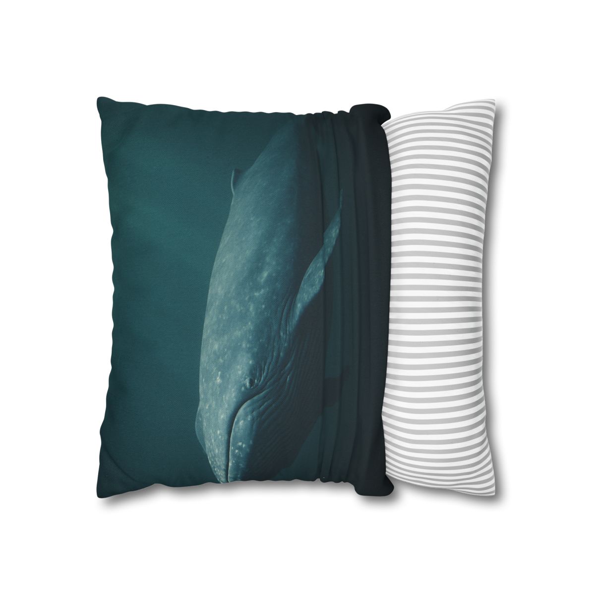 Ocean Song Blue Whale personalized pillow covers