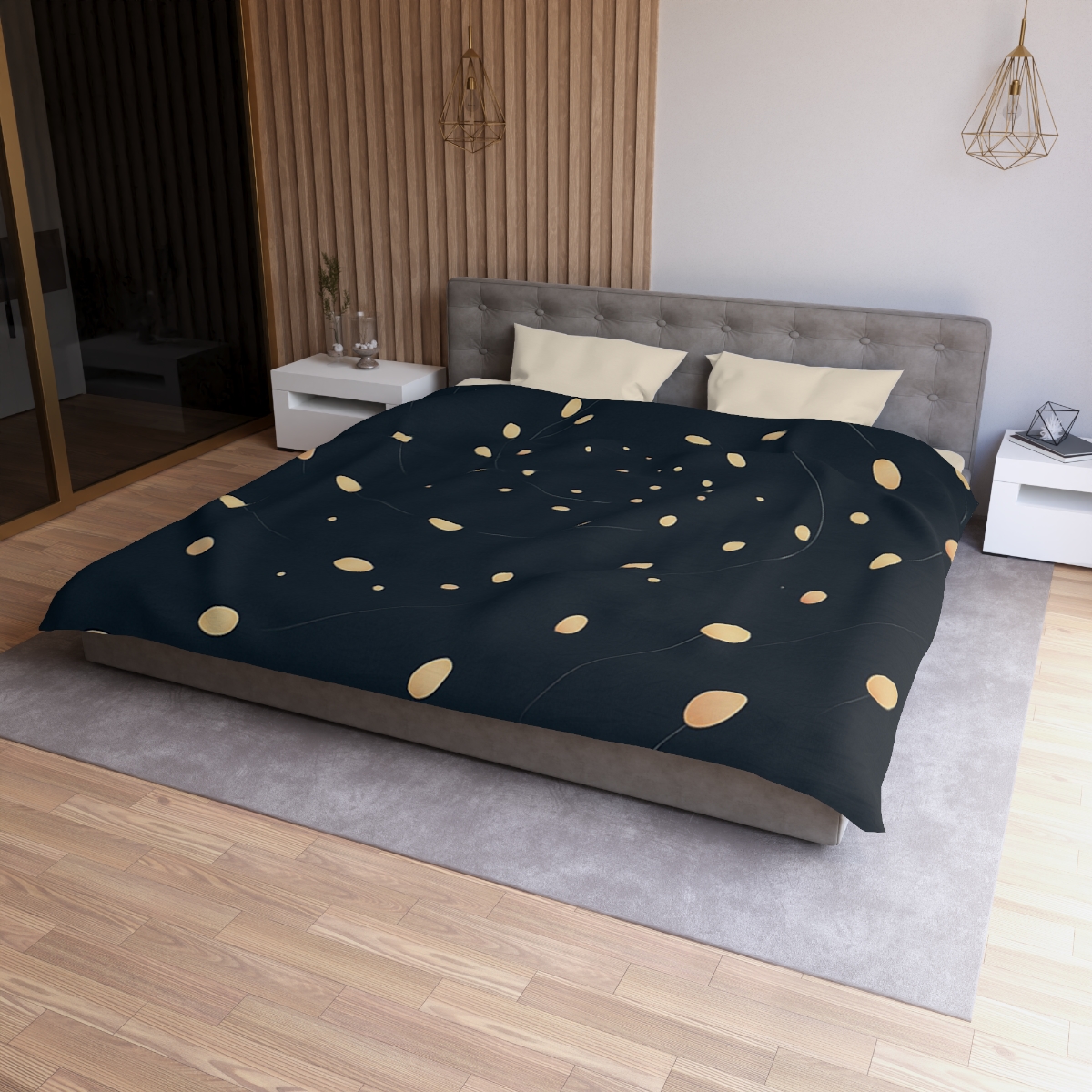 Seed Cluster Constellation designer printed duvets