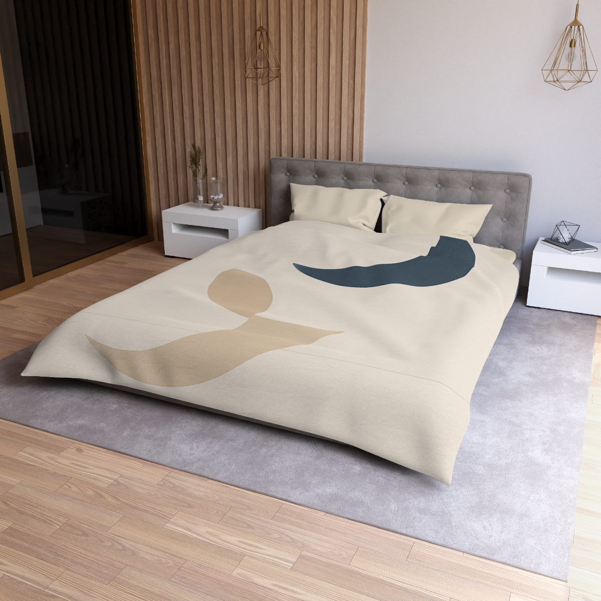 Staggered Crescent Trio warm winter duvets