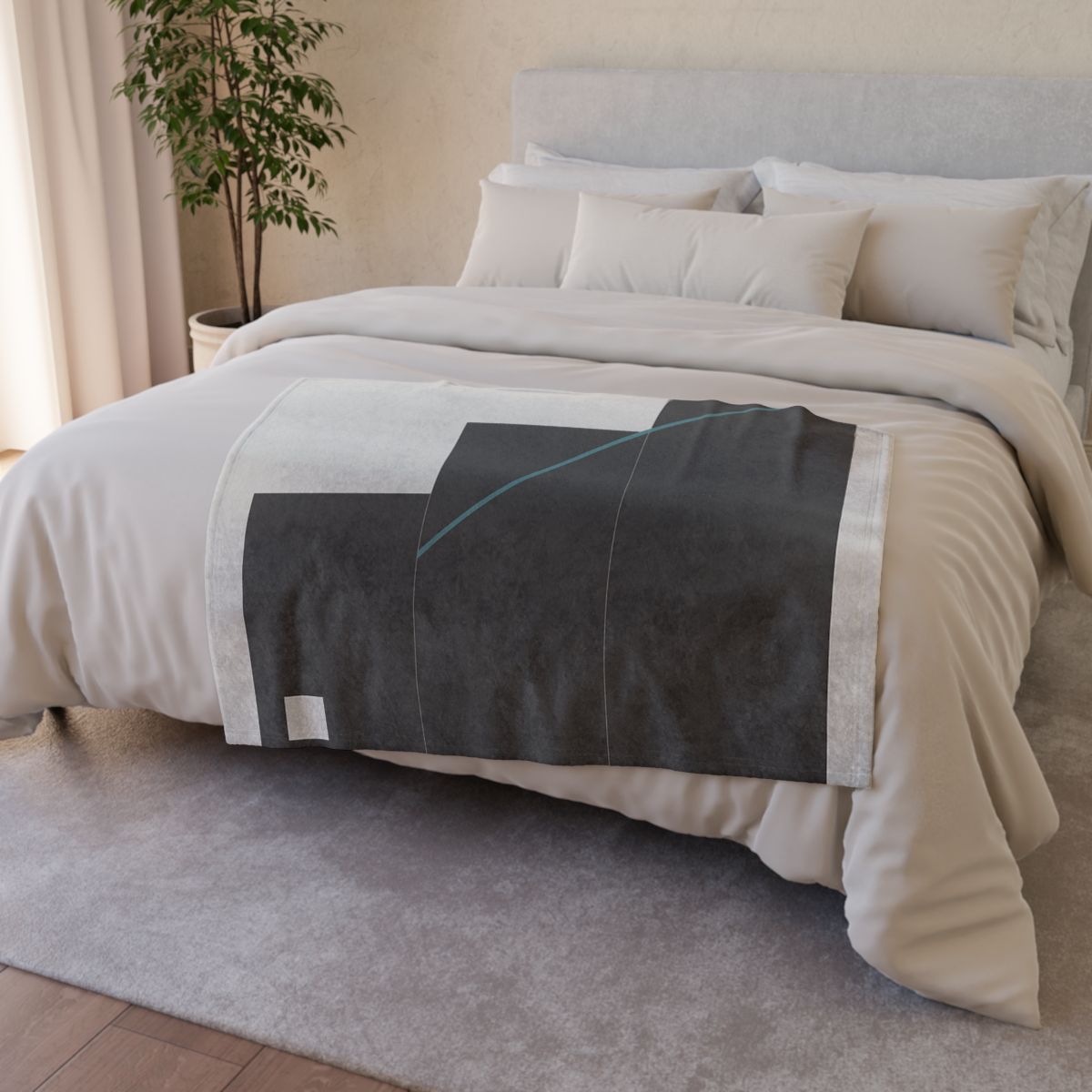 Stepped Rectangles With Quiet Diagonal warm winter blankets