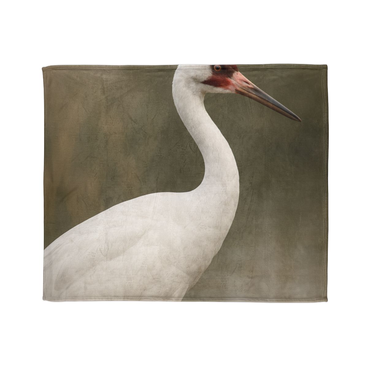 Silver Poise Whooping Crane custom blankets