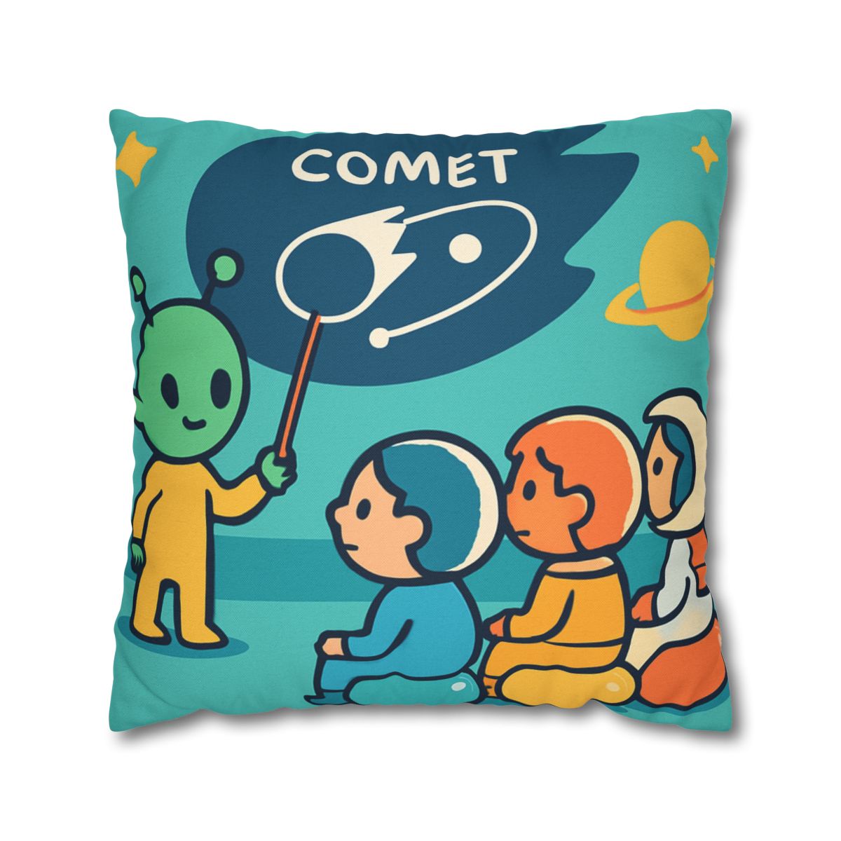 Comet Classroom On A Bubble Planet unique gift pillow cases
