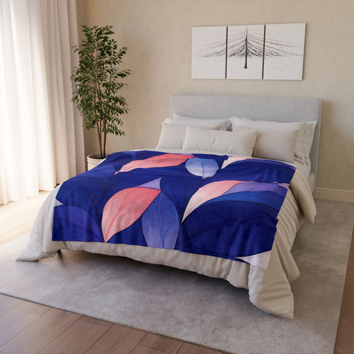 Petal Prism Lattice warm winter blankets