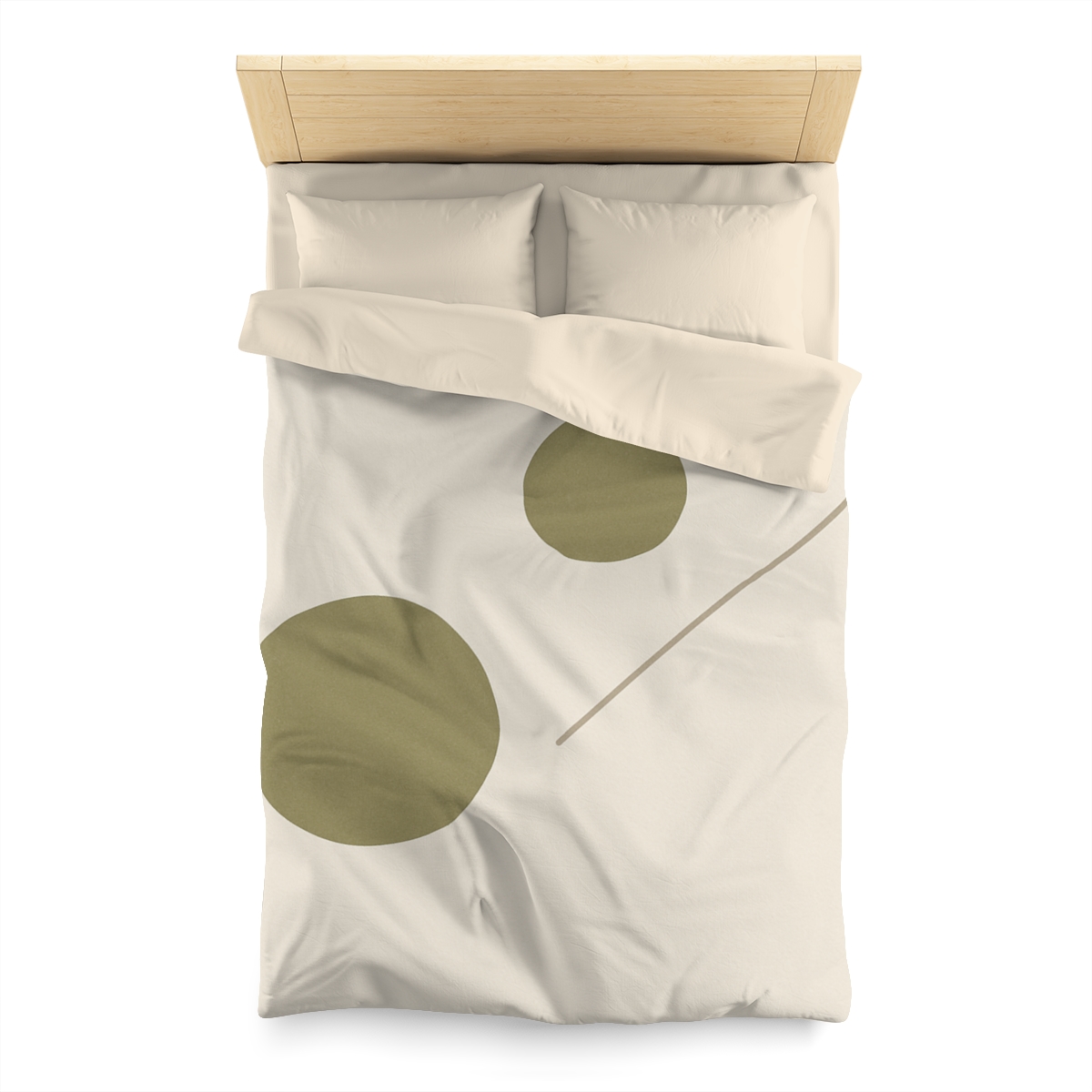 Triad Of Circles With Open Line personalized bedding duvets