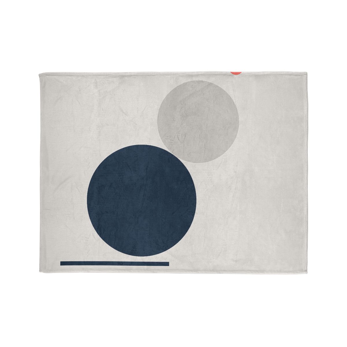 Three Orbiting Forms decorative home blankets