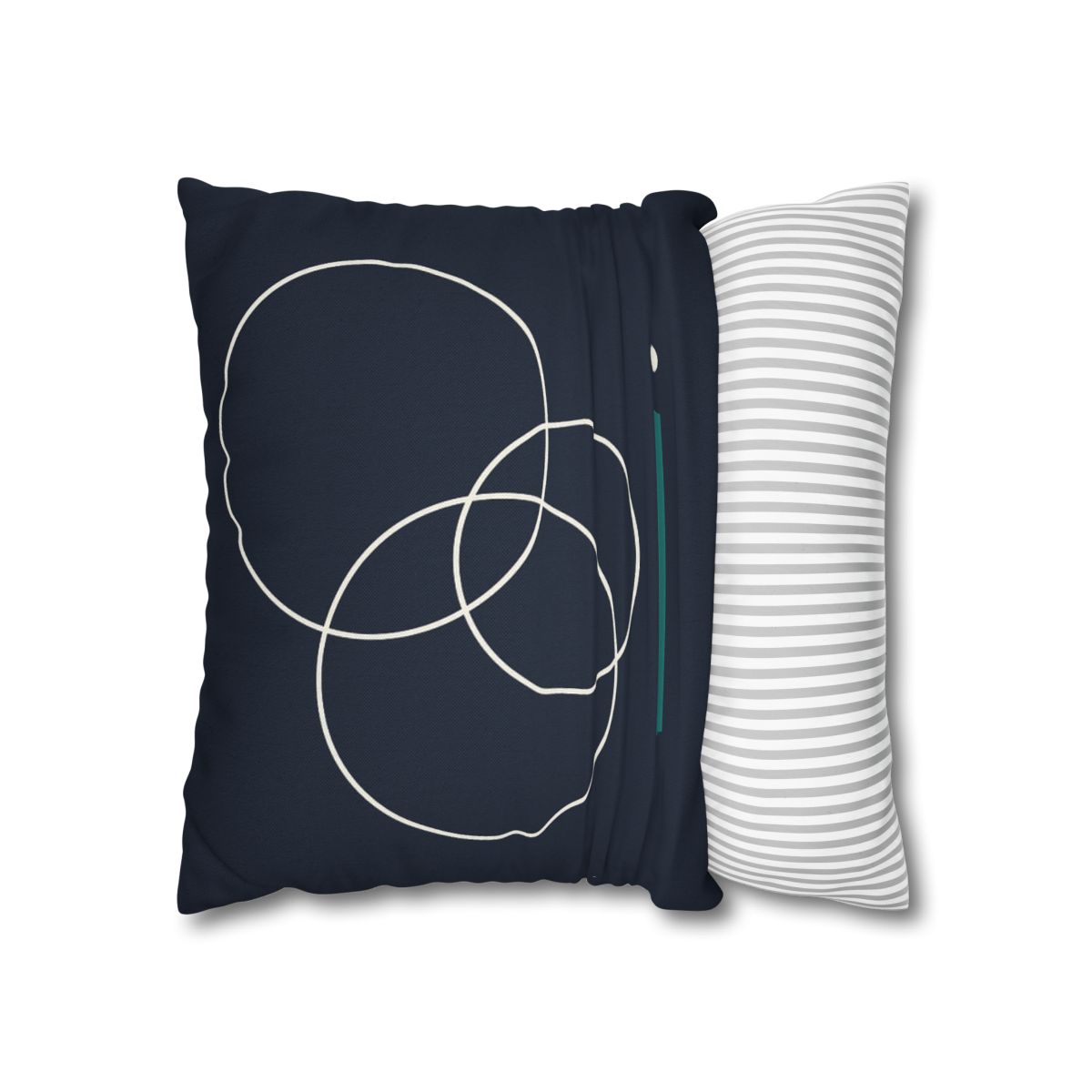 Staggered Rings And Anchored Bar trendy patterned pillow cases