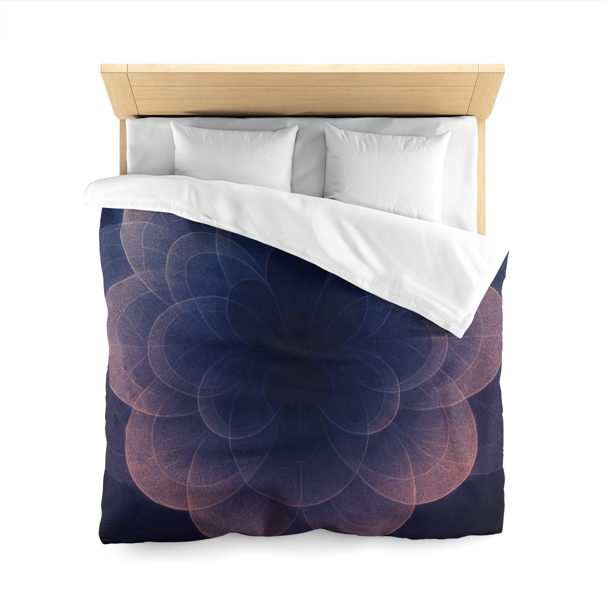 Petal Halo Interference personalized bedding duvets