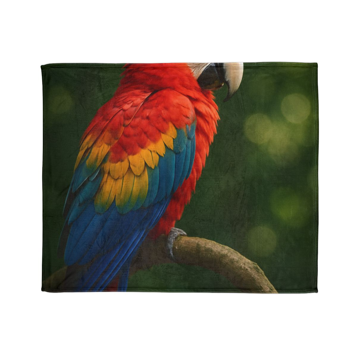 Canopy Flame Scarlet Macaw decorative home blankets