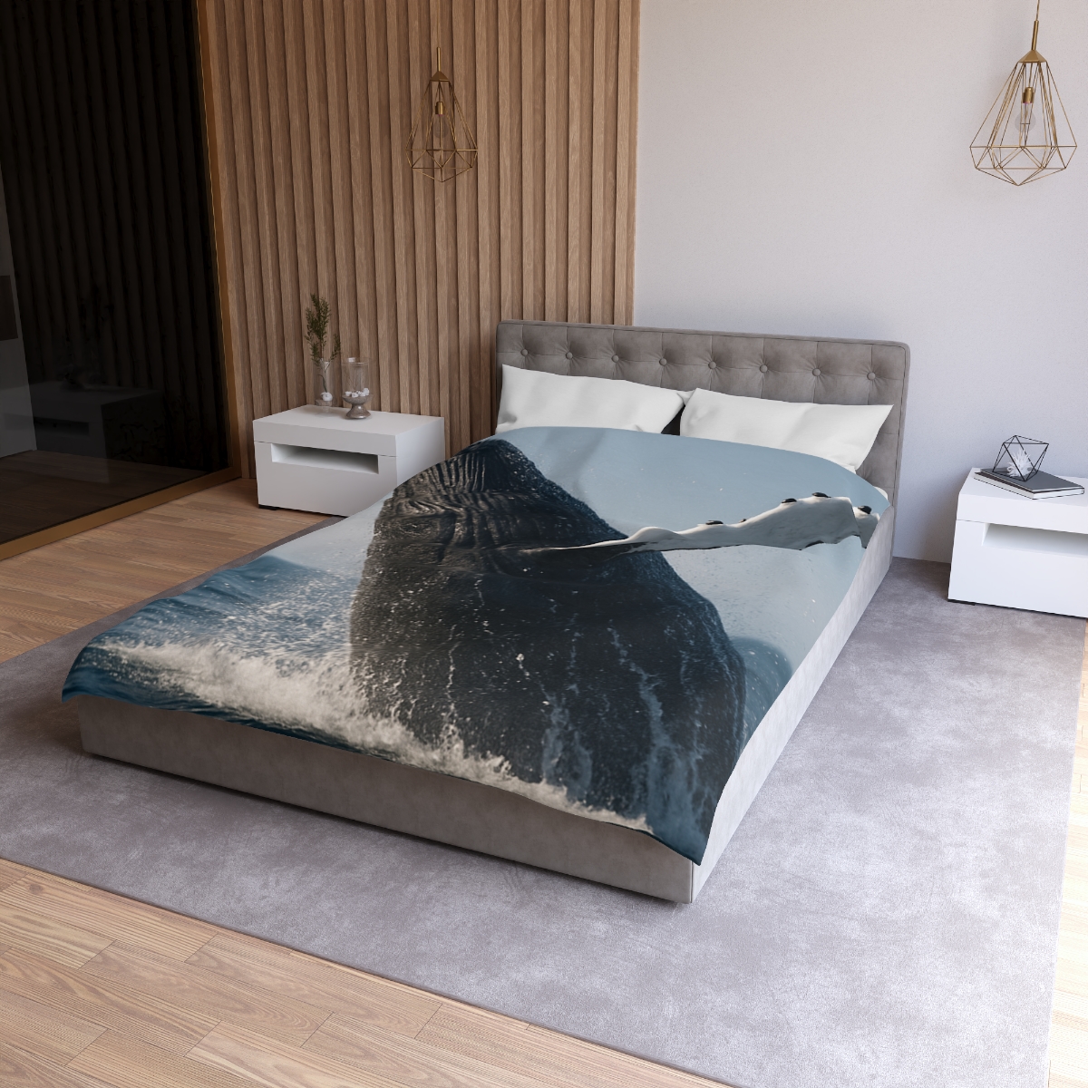 Tidal Song Humpback Whale trendy bedroom duvets