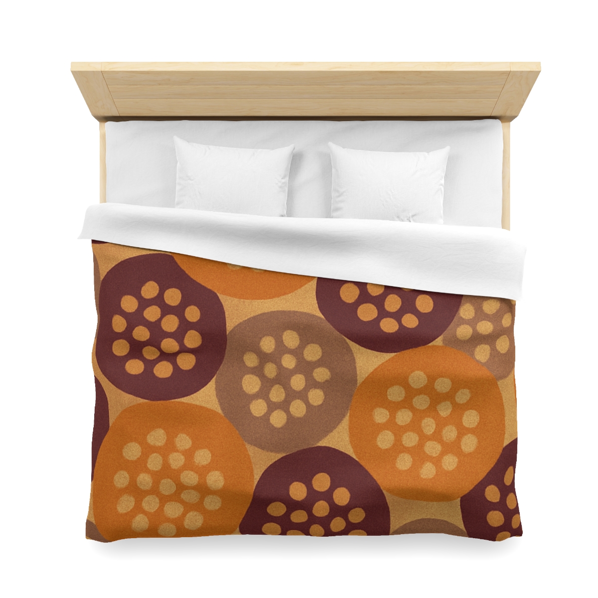 Seed Pod Cluster Mosaic designer printed duvets