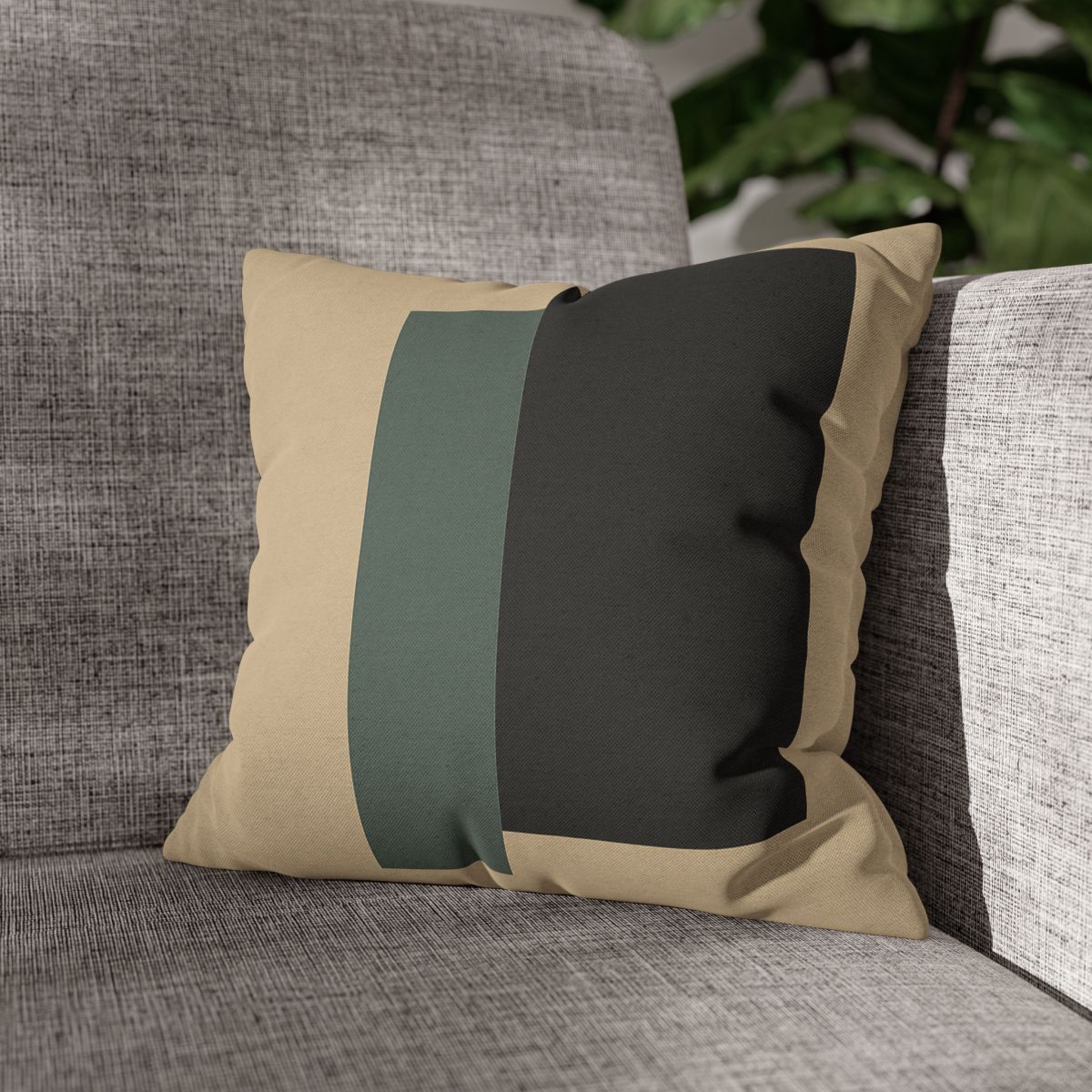 Offset Rectangle Pause stylish decorative pillowcases