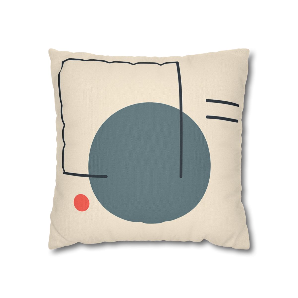 Quiet Orbit With Offset Frame unique gift pillow cases