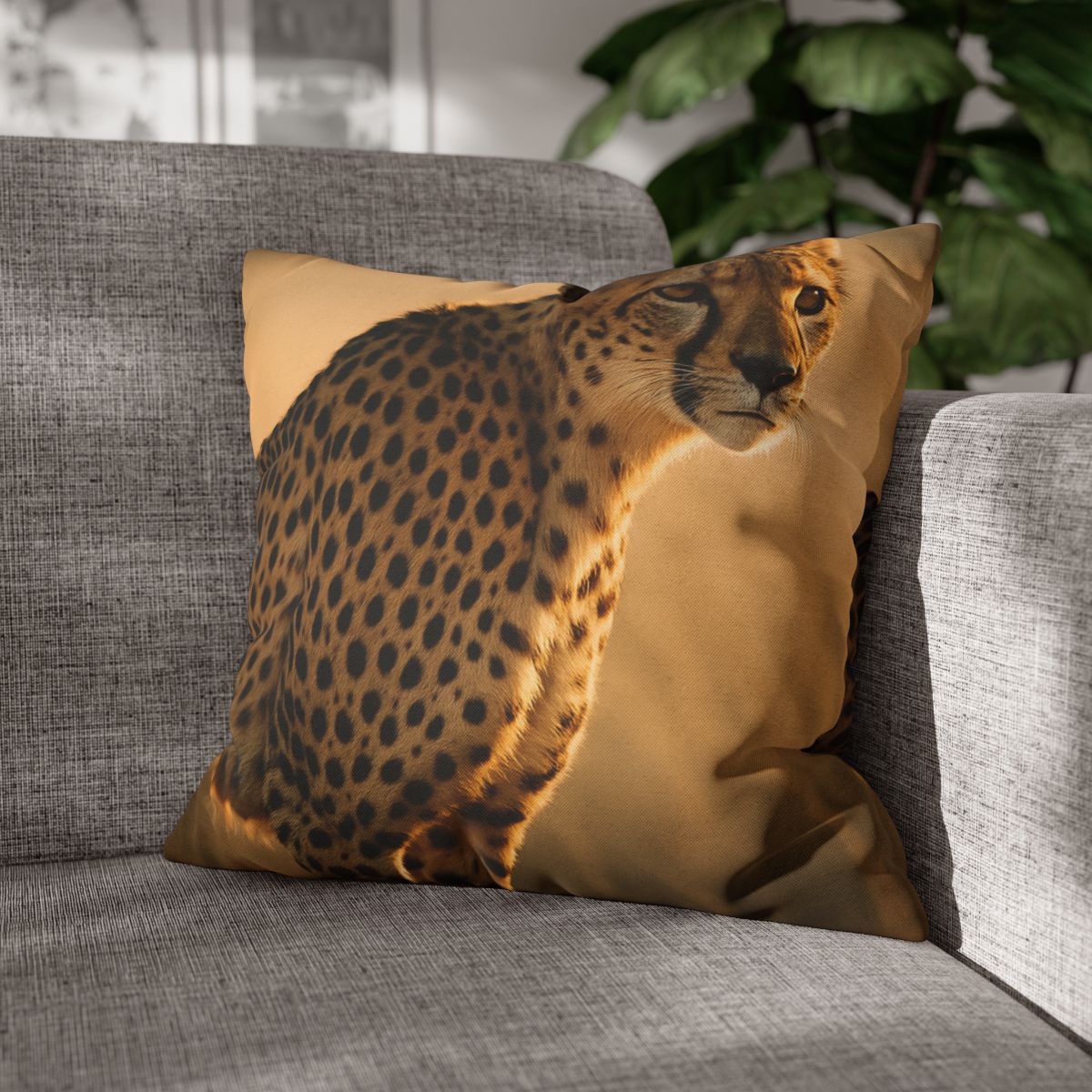 Horizon Runner Cheetah soft cotton pillow cases