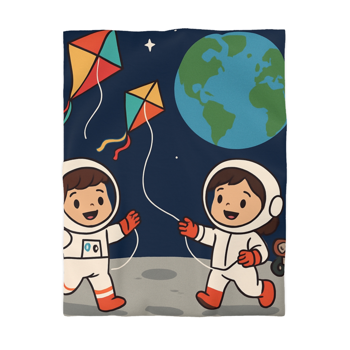 Kite Festival On The Moon custom duvets