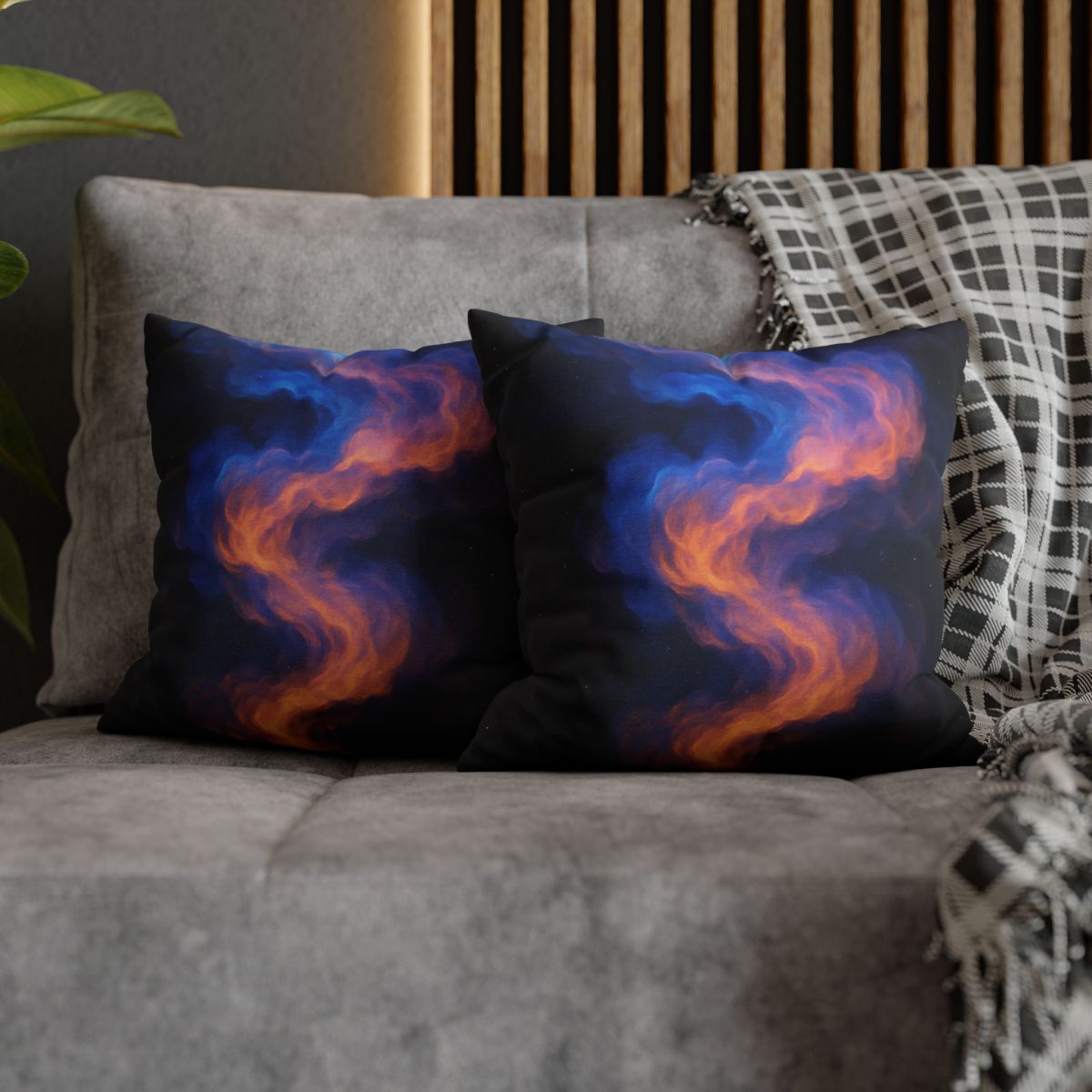 Spectral Nebula Cascade trendy patterned pillow cases
