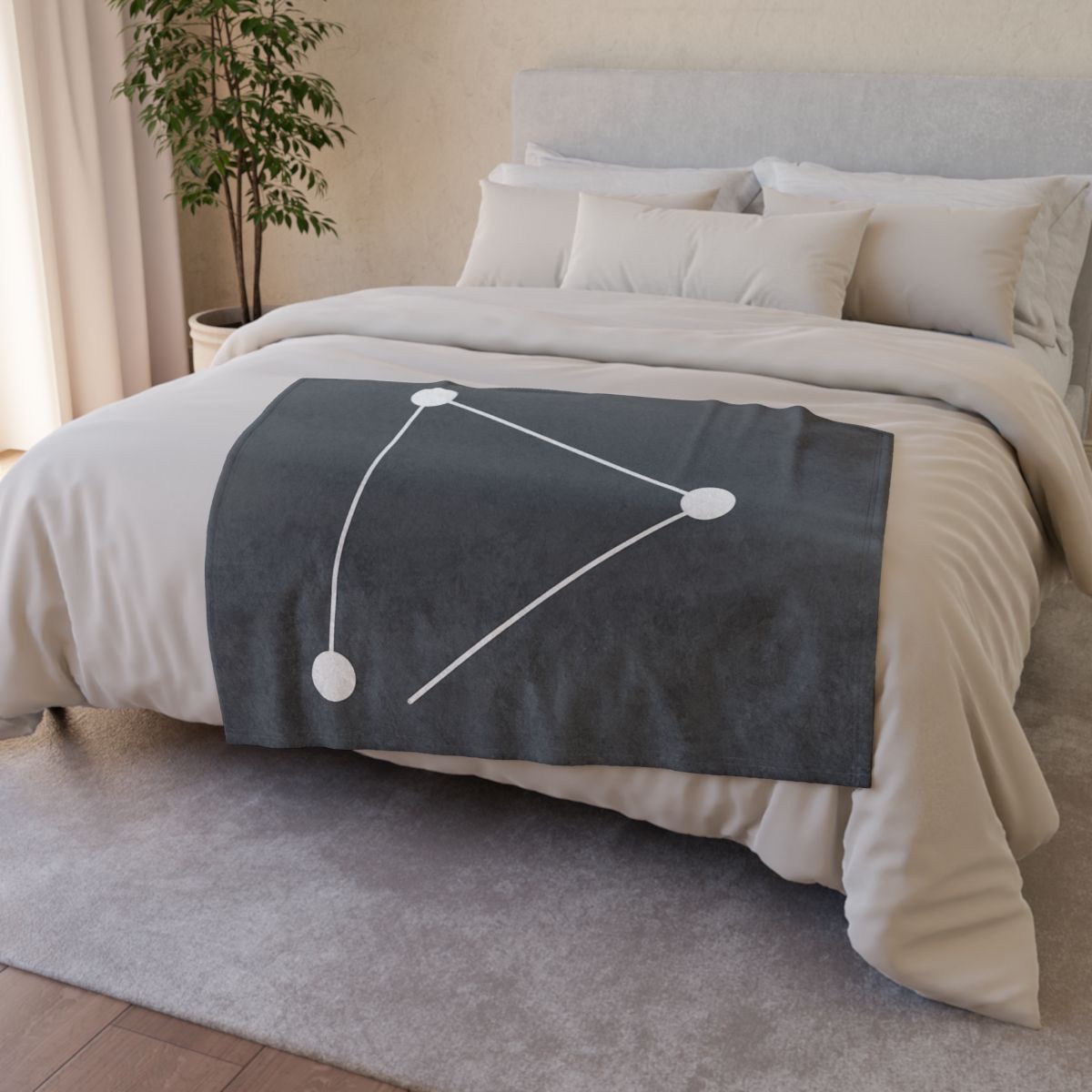 Triangular Line Constellation warm winter blankets