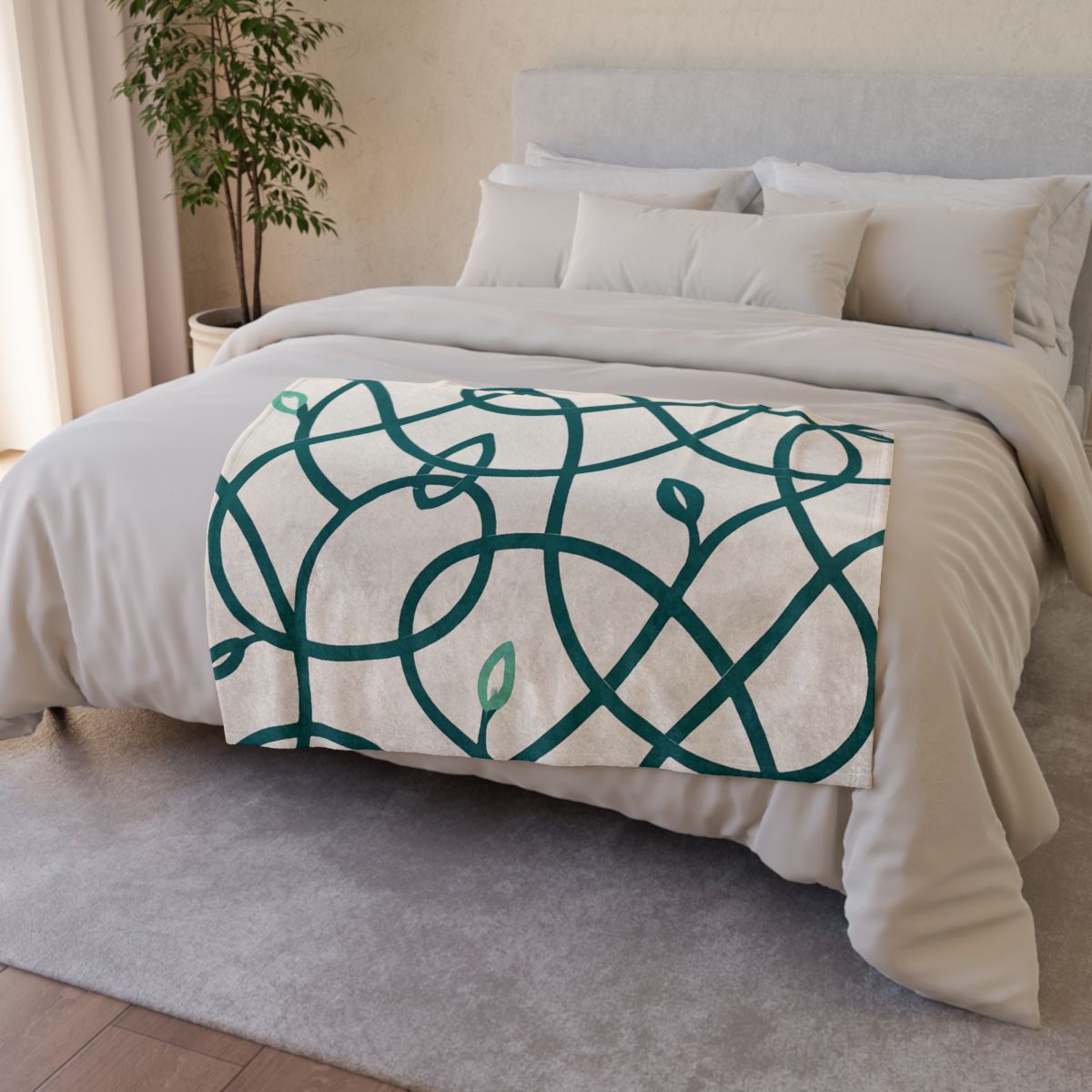 Vine Circuit Interlace decorative home blankets
