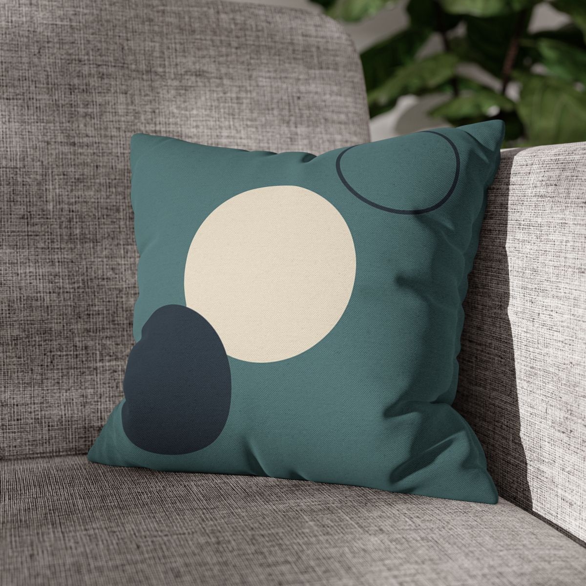 Staggered Trio Of Circles Harmony stylish decorative pillowcases