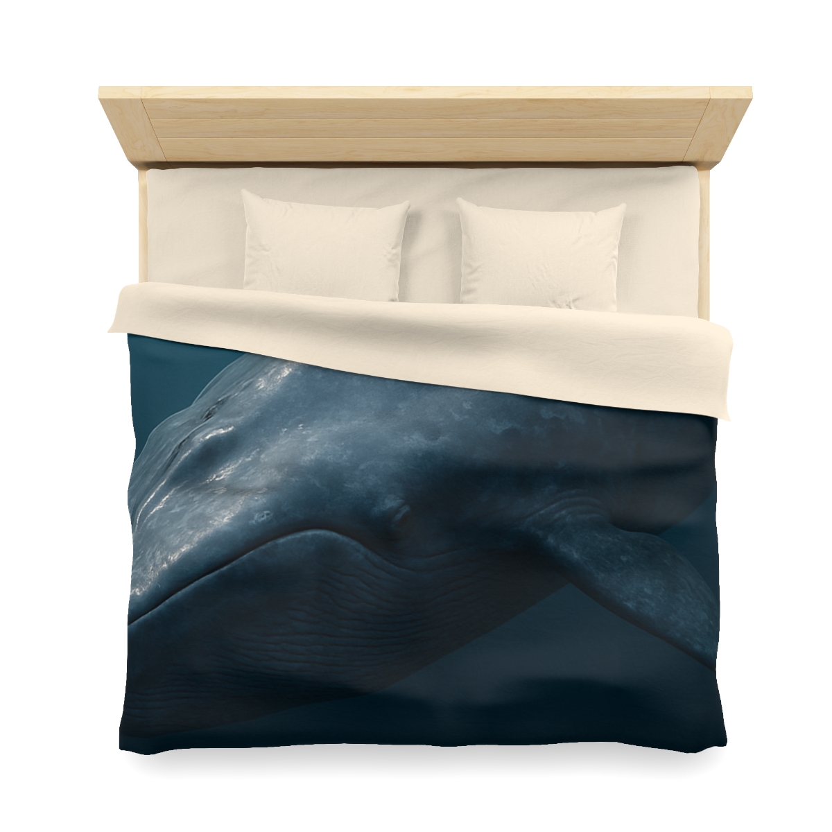 Silent Giant Blue Whale soft comforter duvets
