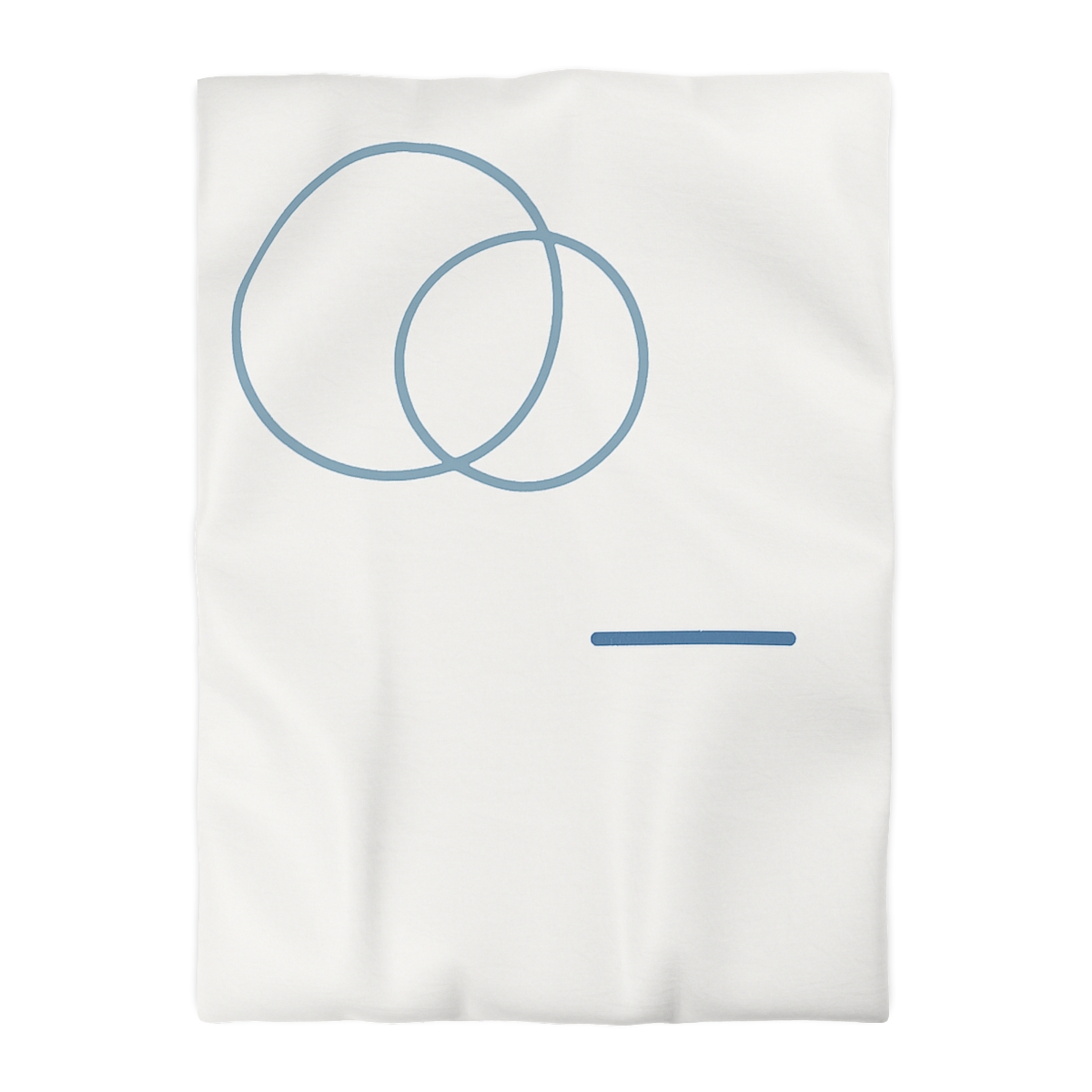 Offset Rings With Quiet Line custom duvets