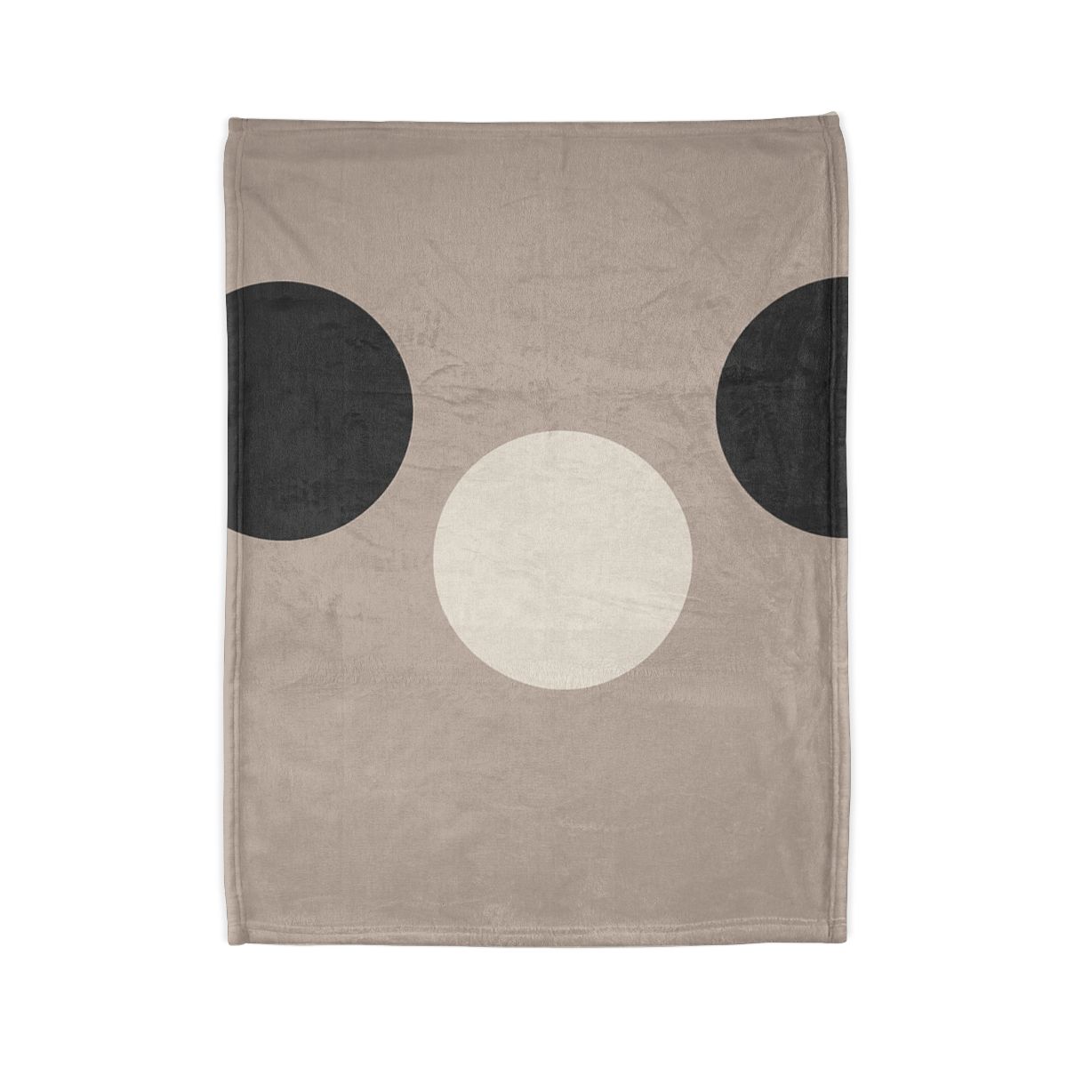 Staggered Trio Of Coins personalized cozy blankets