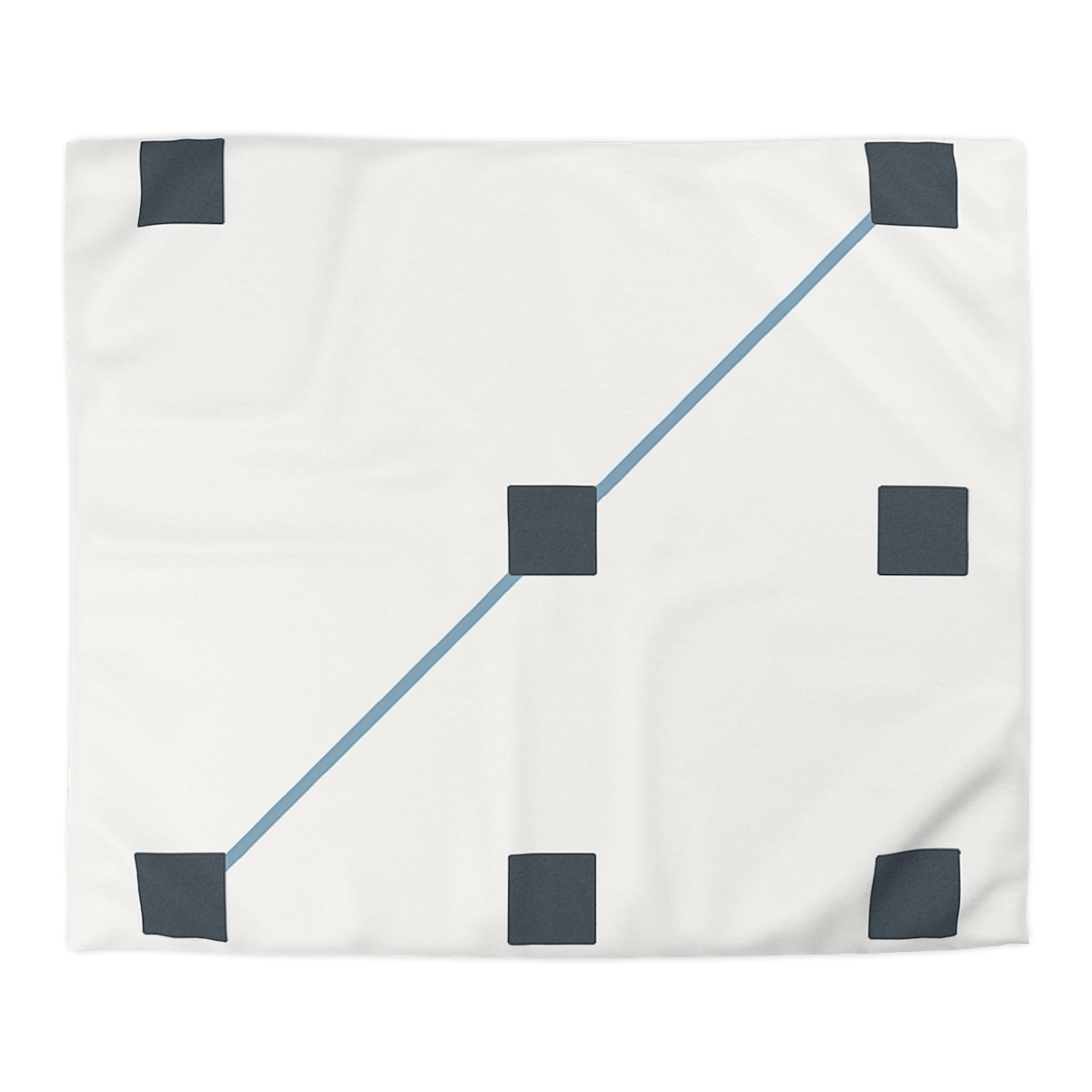 Diagonal Star Path Grid stylish duvet covers