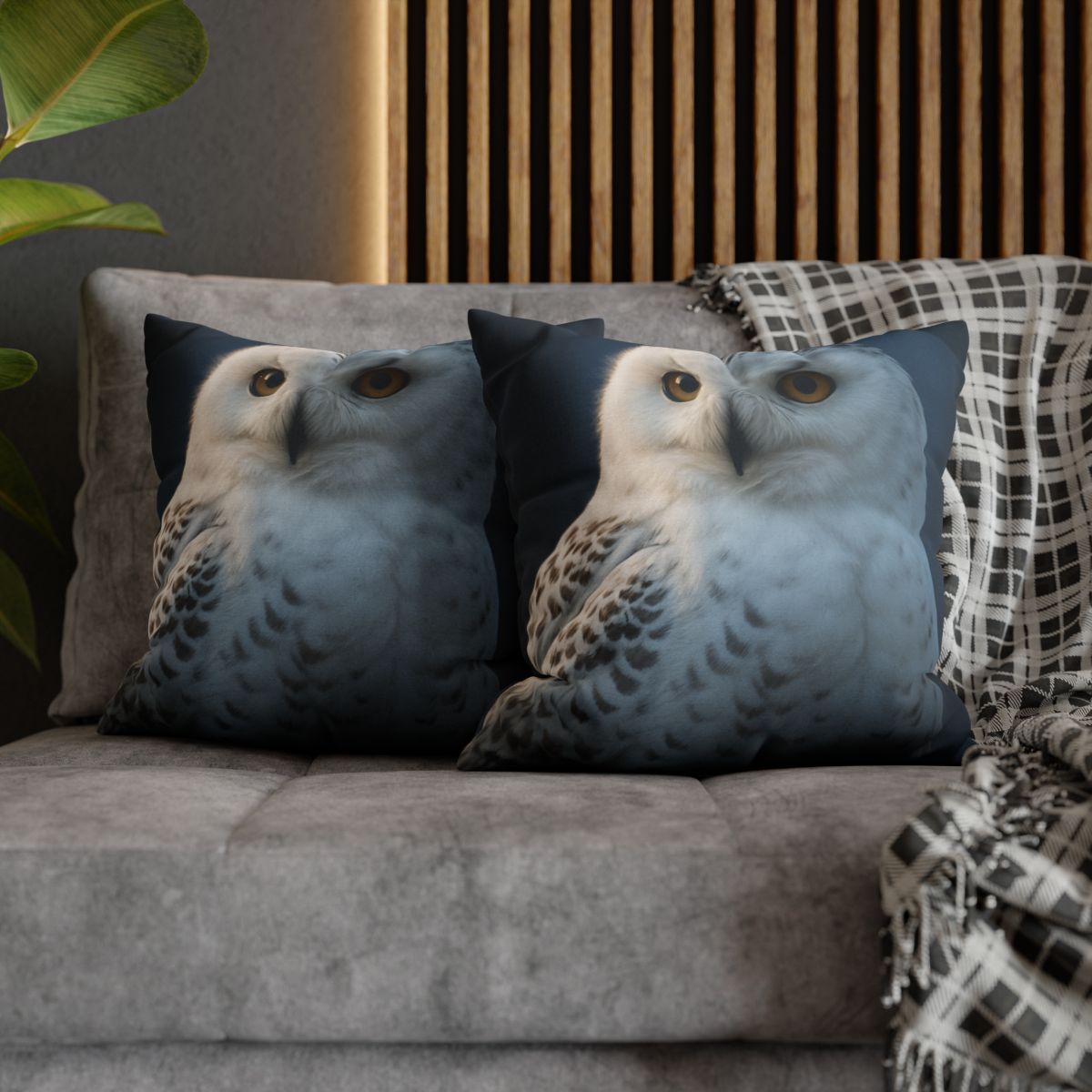 Midnight Watch Snowy Owl unique gift pillow cases