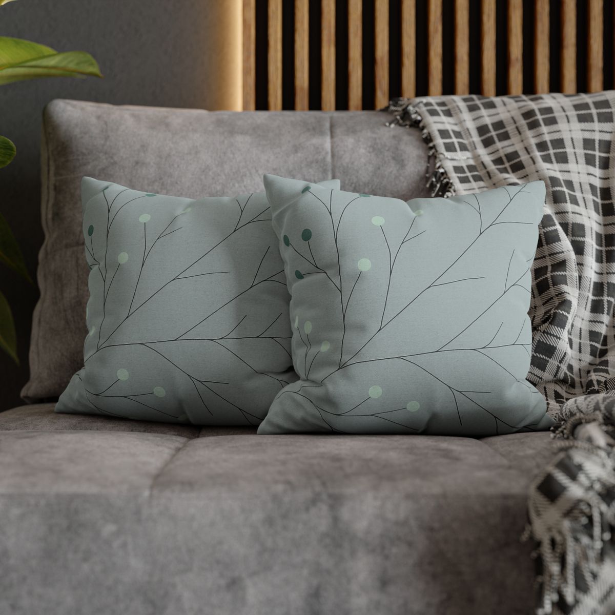 Branching Stem Constellation designer print pillow cases