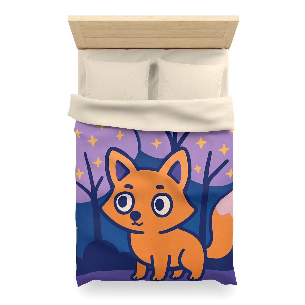 Galactic Forest Fox duvets for gifts