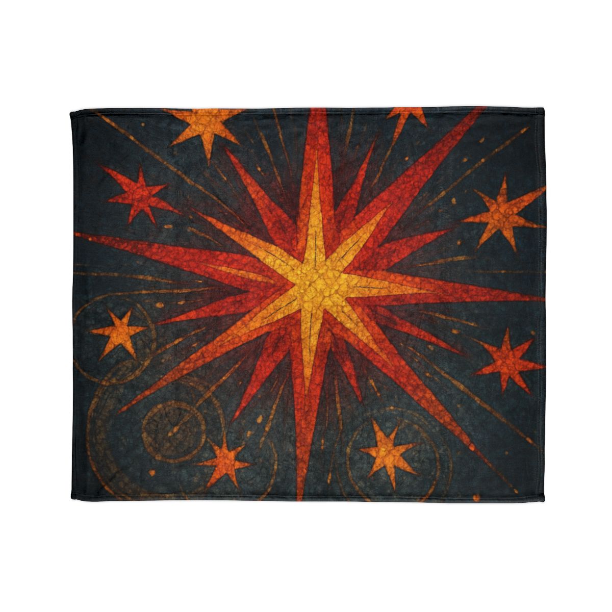 Starburst Cluster Mosaic designer printed blankets