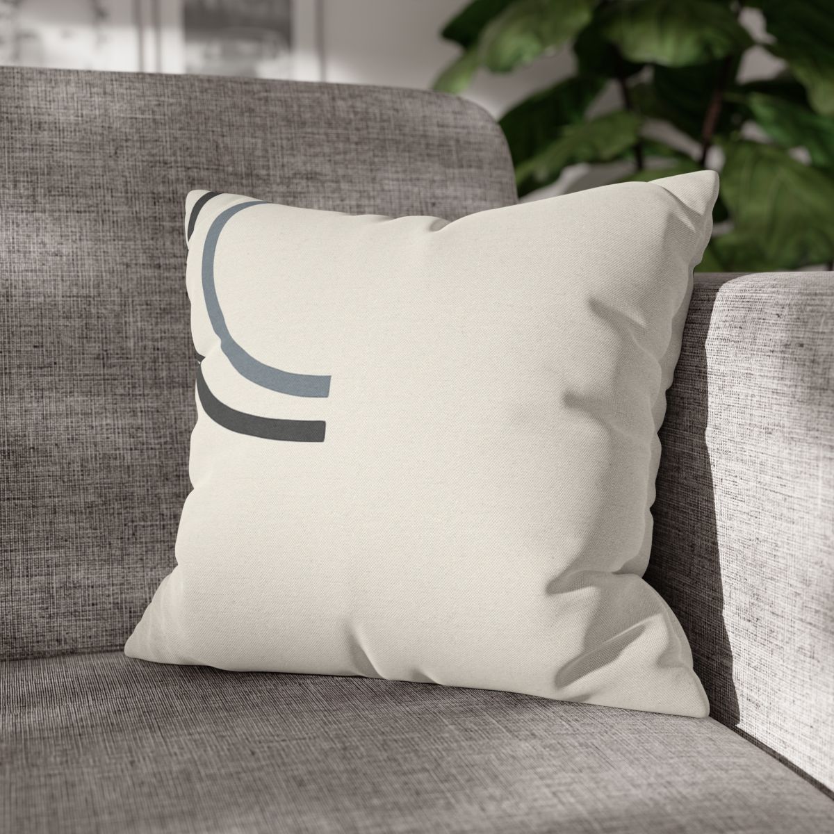 Partial Arc Corner designer print pillow cases