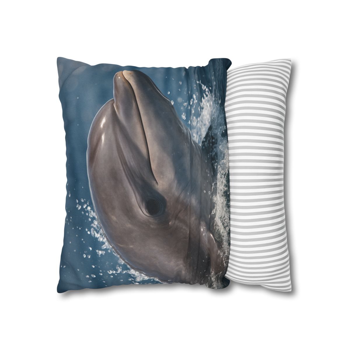Mirrorflash Common Bottlenose Dolphin designer print pillow cases