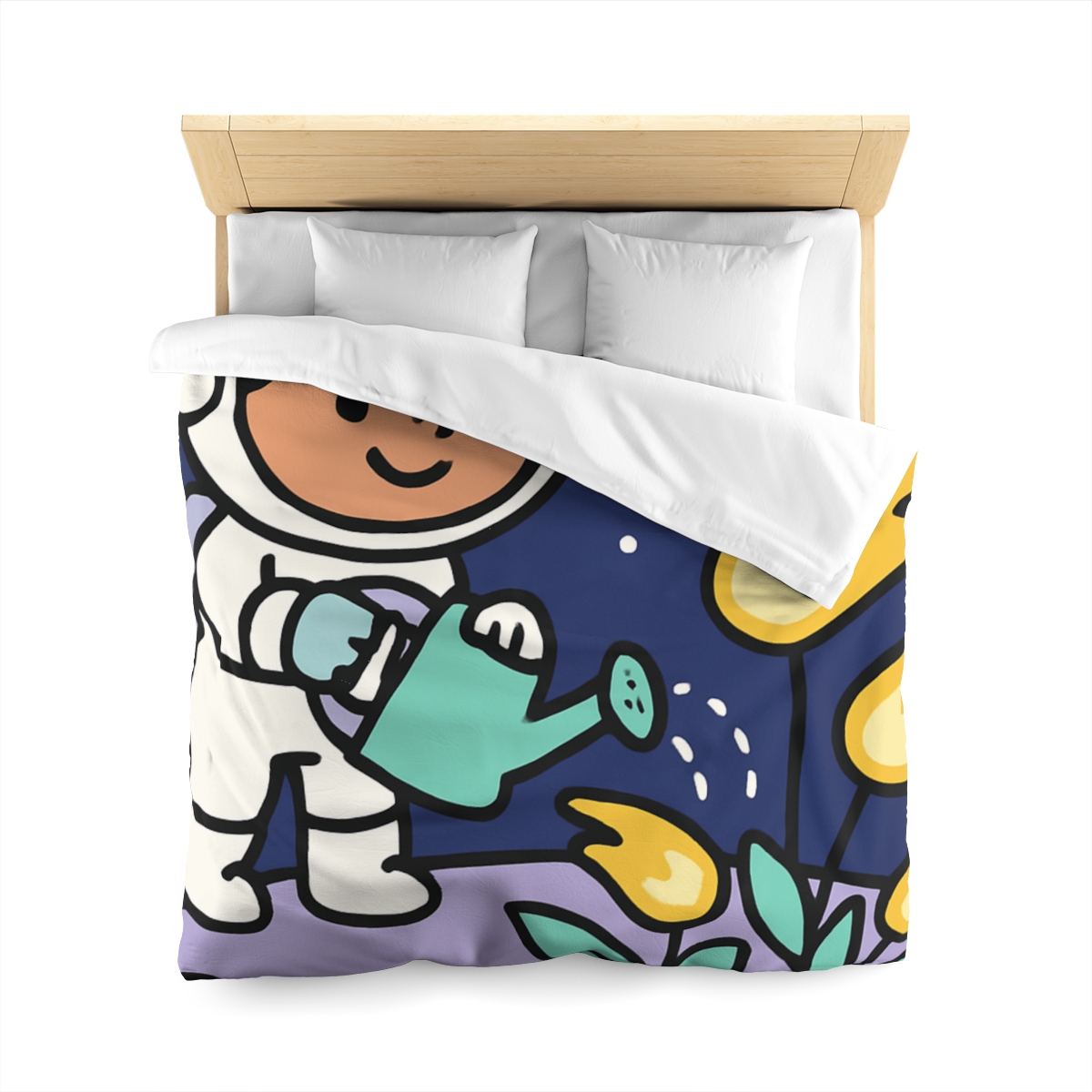 Comet Garden On Moon Meadow trendy bedroom duvets