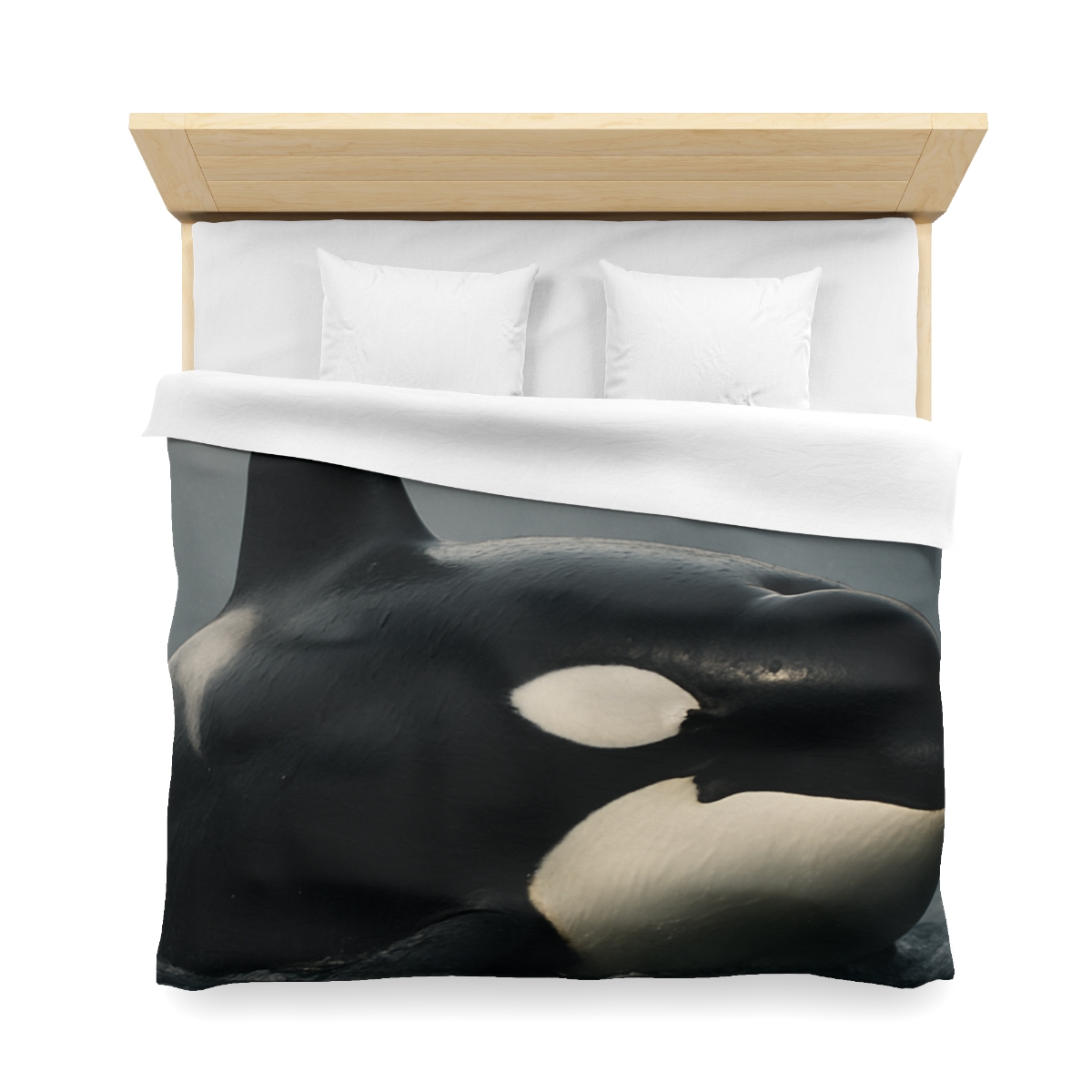Quiet Current Orca personalized bedding duvets
