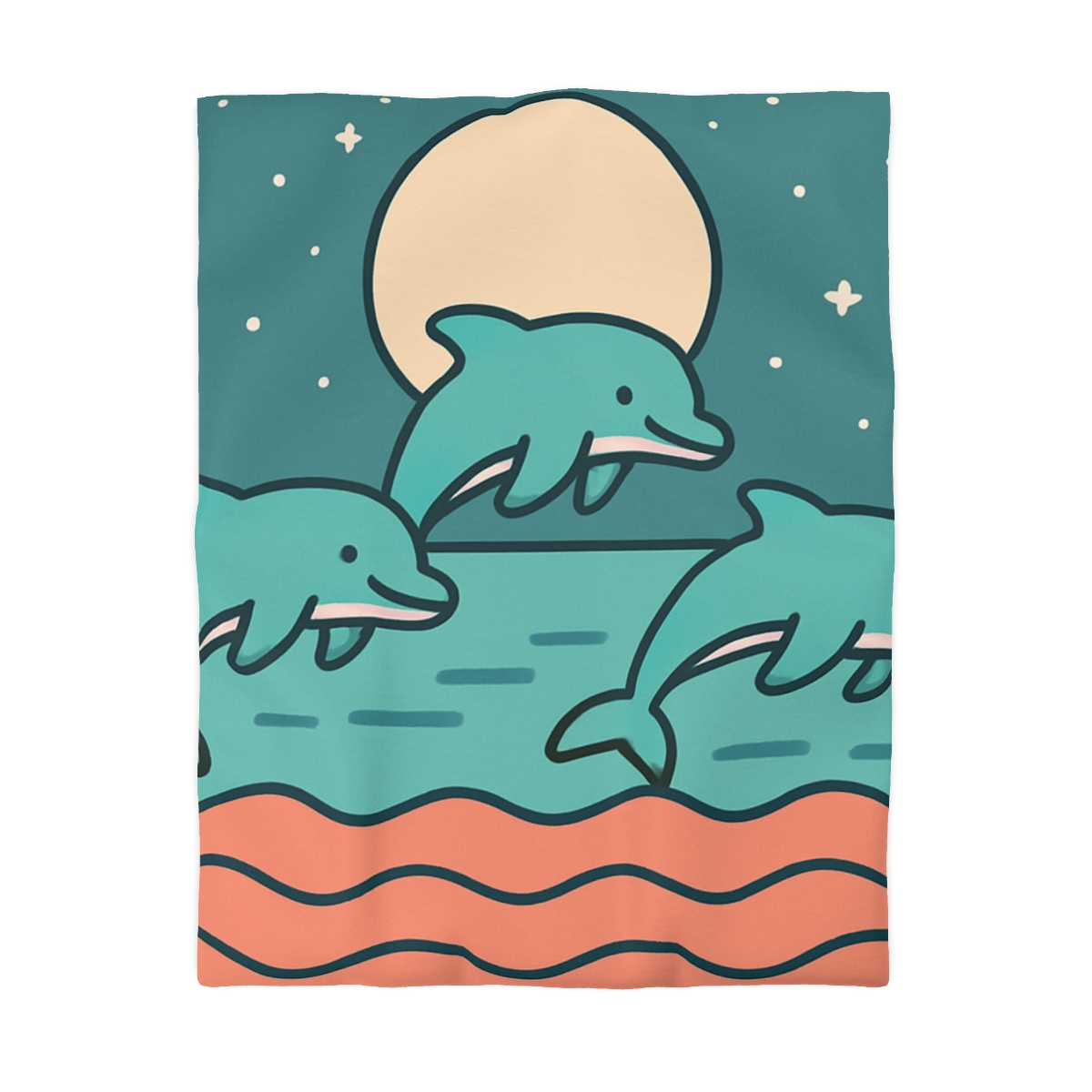 Moonlight Dolphin Parade warm winter duvets