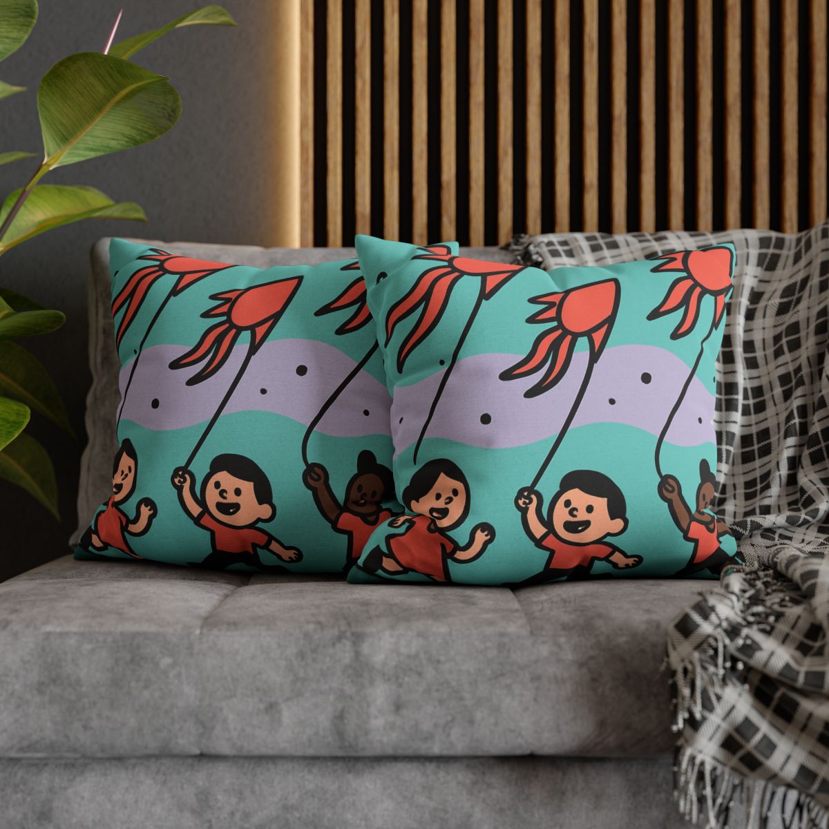 Nebula Kite Race unique gift pillow cases