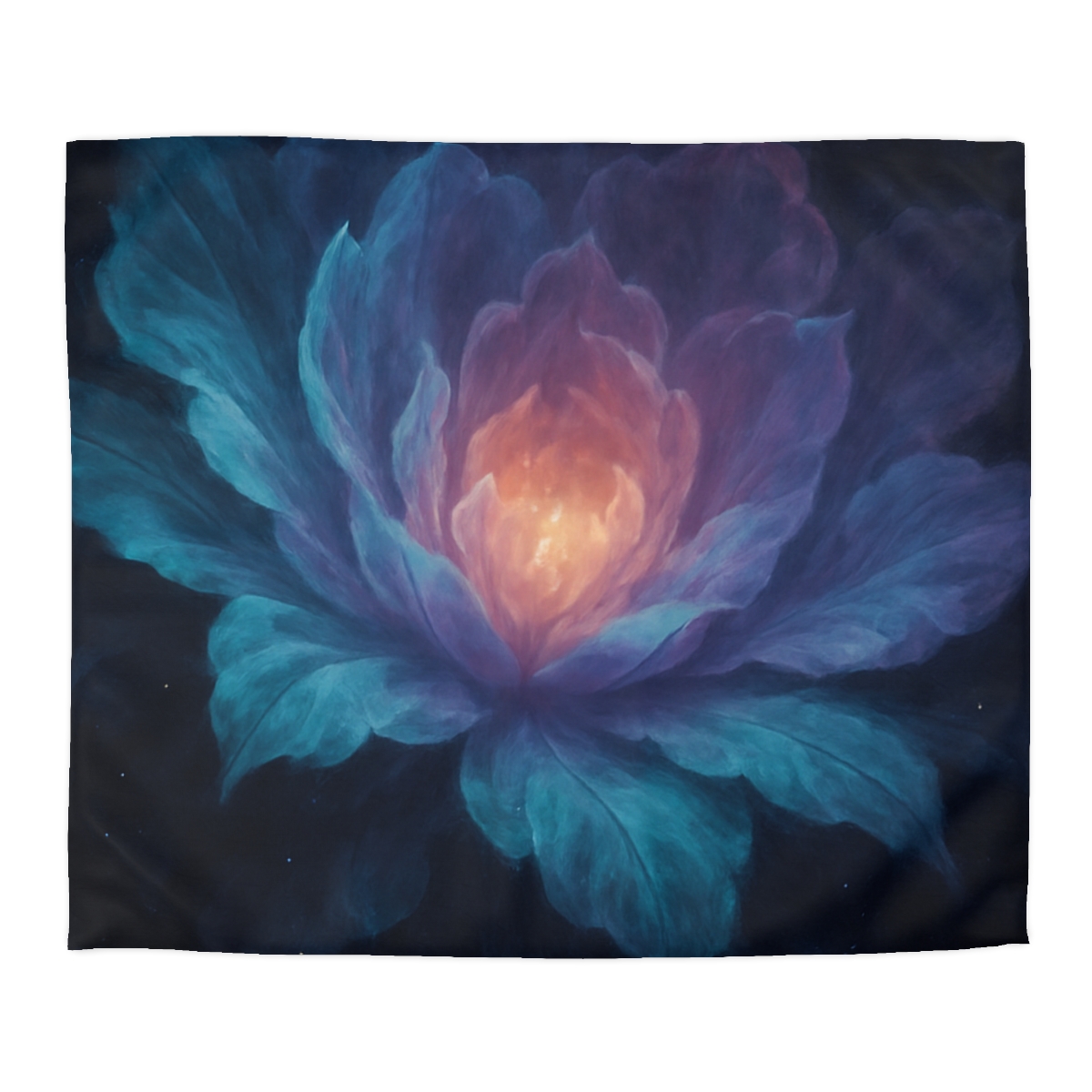 Prismatic Void Bloom custom duvets