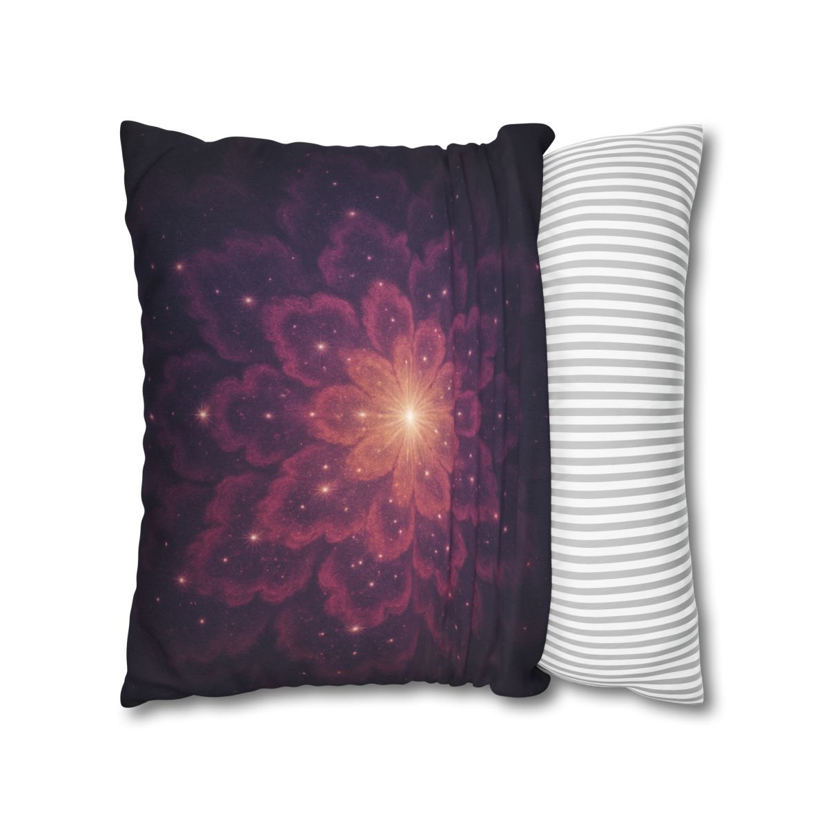 Starburst Fractal Bloom unique gift pillow cases