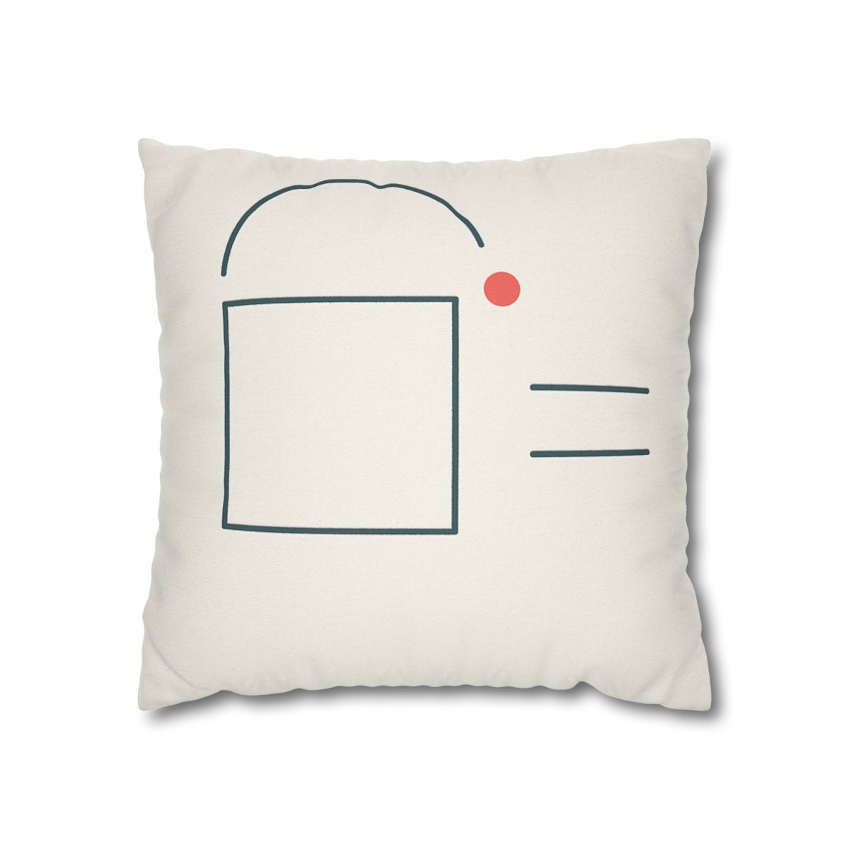 Open Frame With Drifting Arc personalized pillow covers