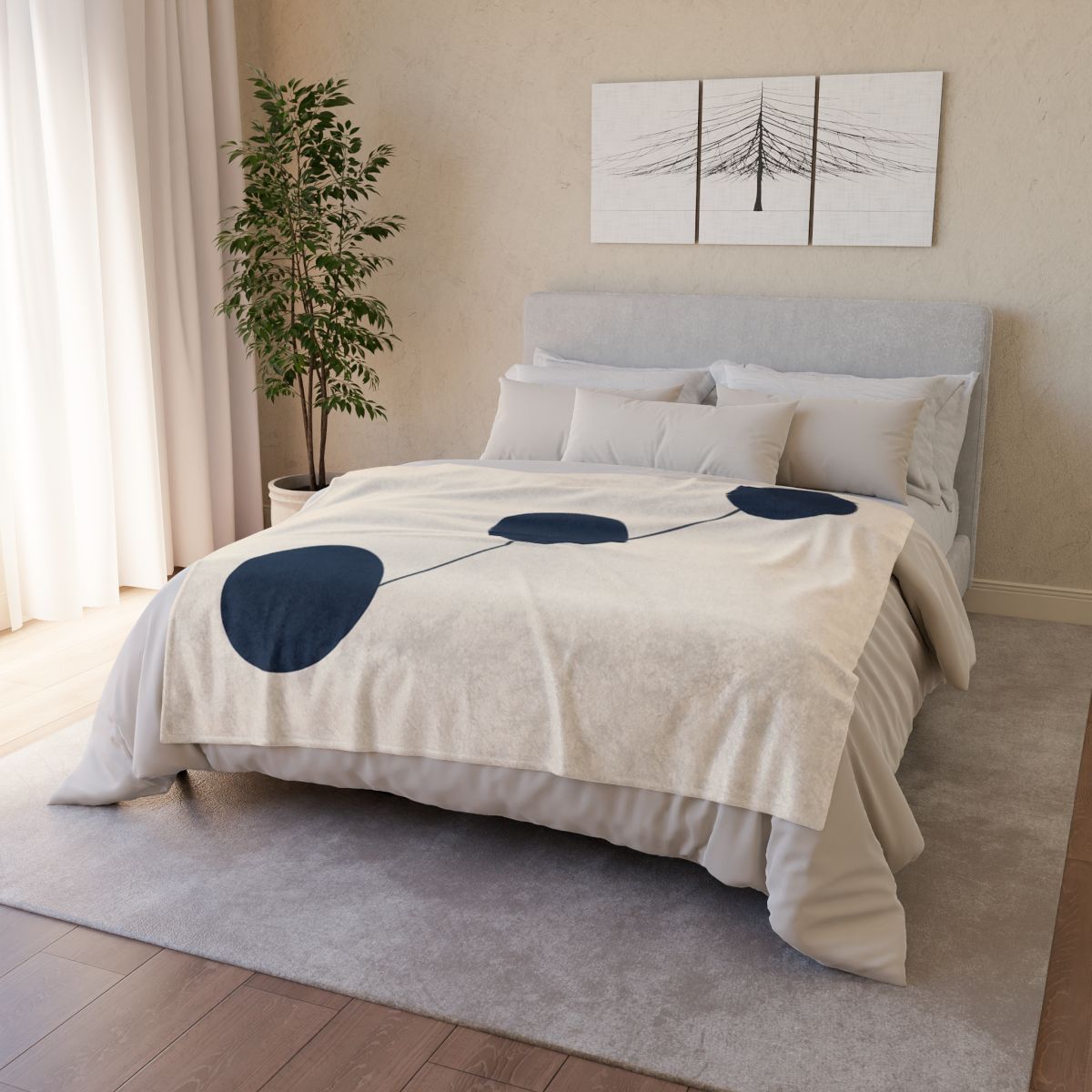 Stepped Circle Orbit warm winter blankets