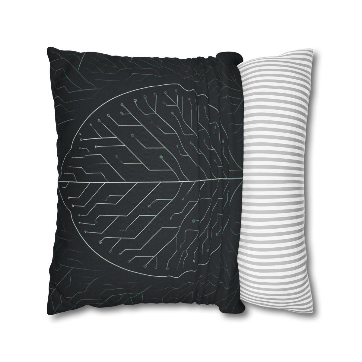 Leaf Vein Circuitry custom pillow cases