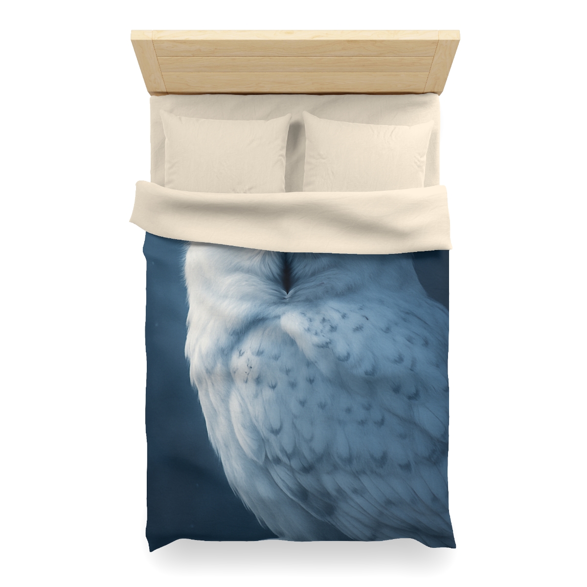 Midnight Watch Snowy Owl warm winter duvets