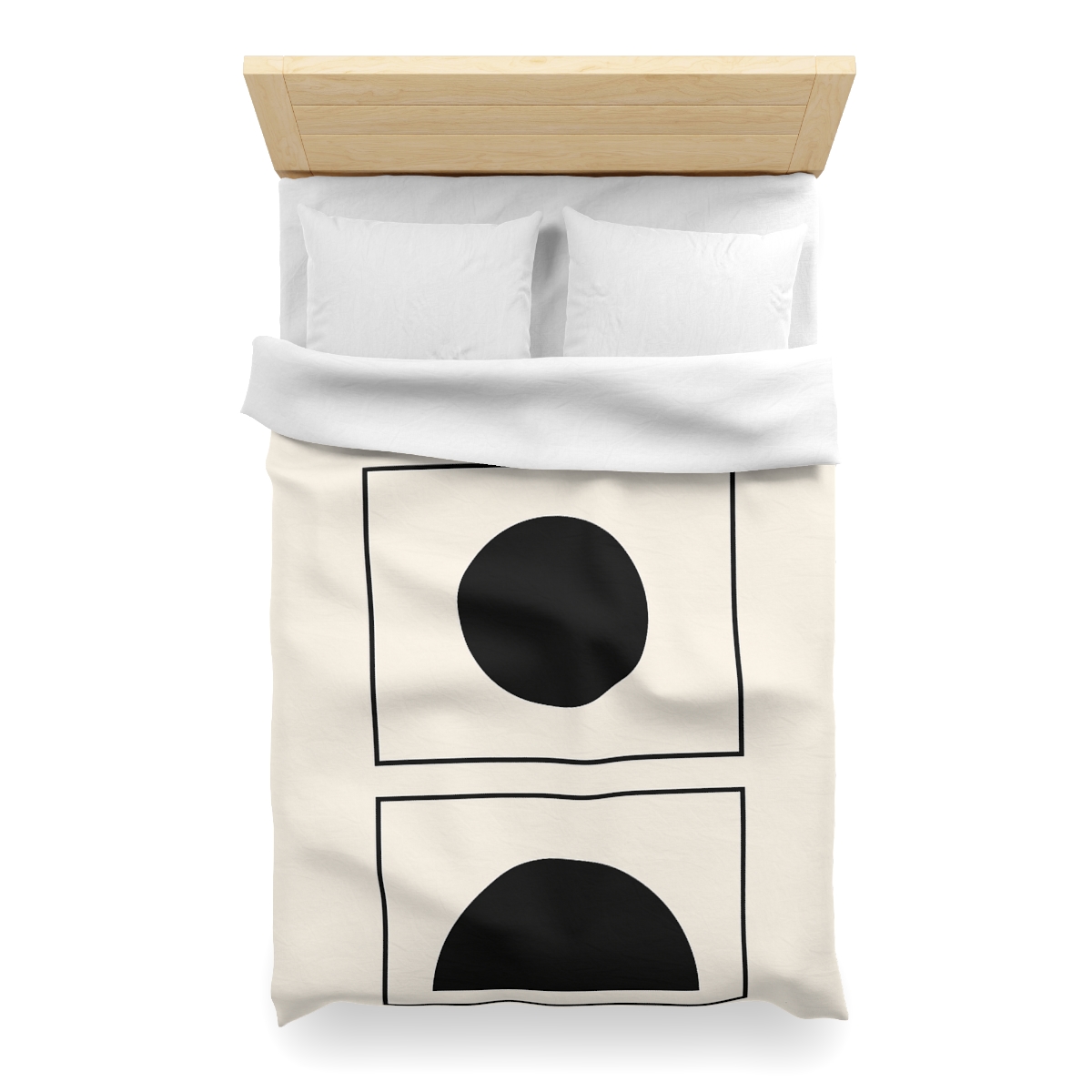 Eclipse Frame Triptych soft comforter duvets