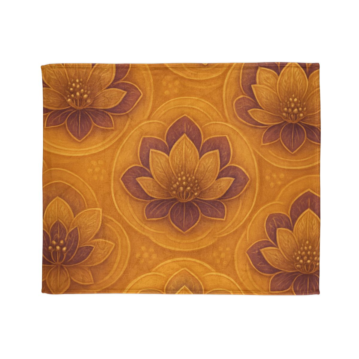 Auric Blossom Halo trendy patterned blankets