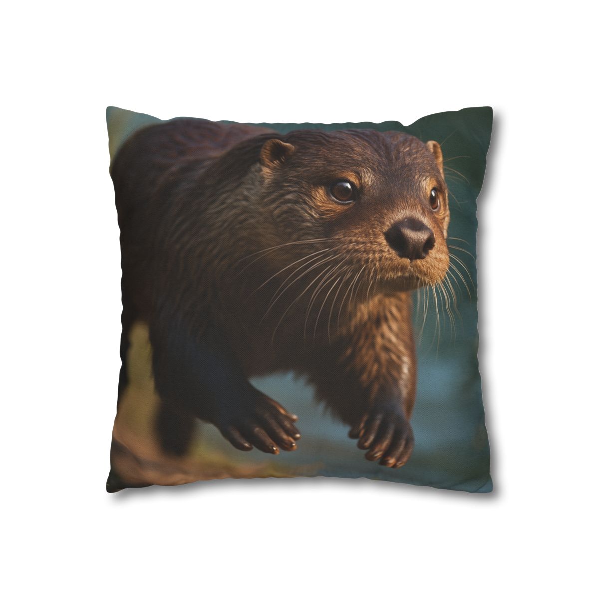 River Sprinter River Otter personalized pillow covers