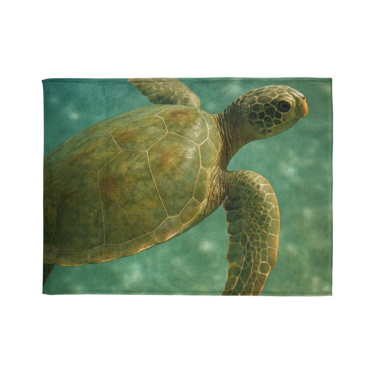 Sea Lantern Green Sea Turtle designer printed blankets