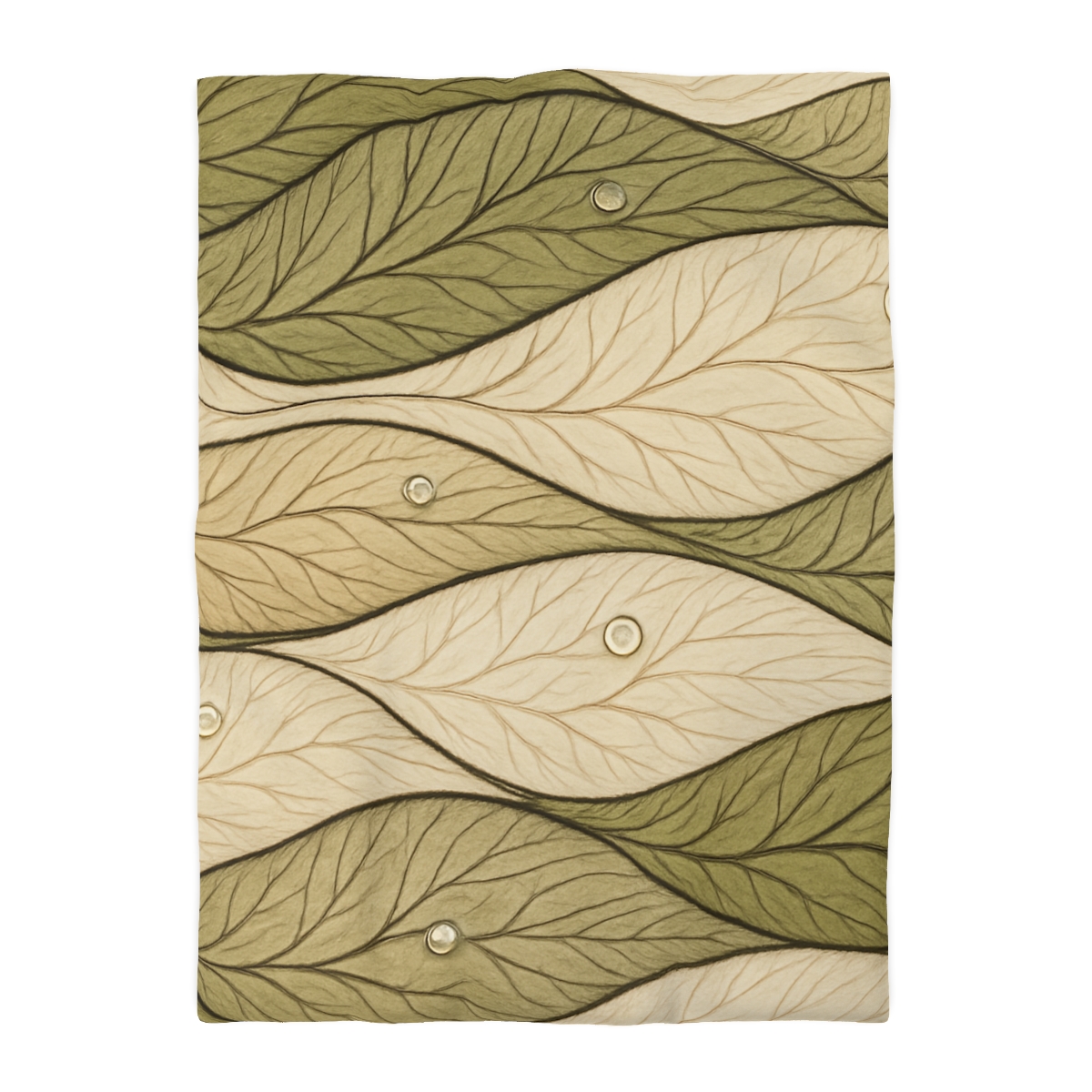 Leaf Vein Topography Waves trendy bedroom duvets